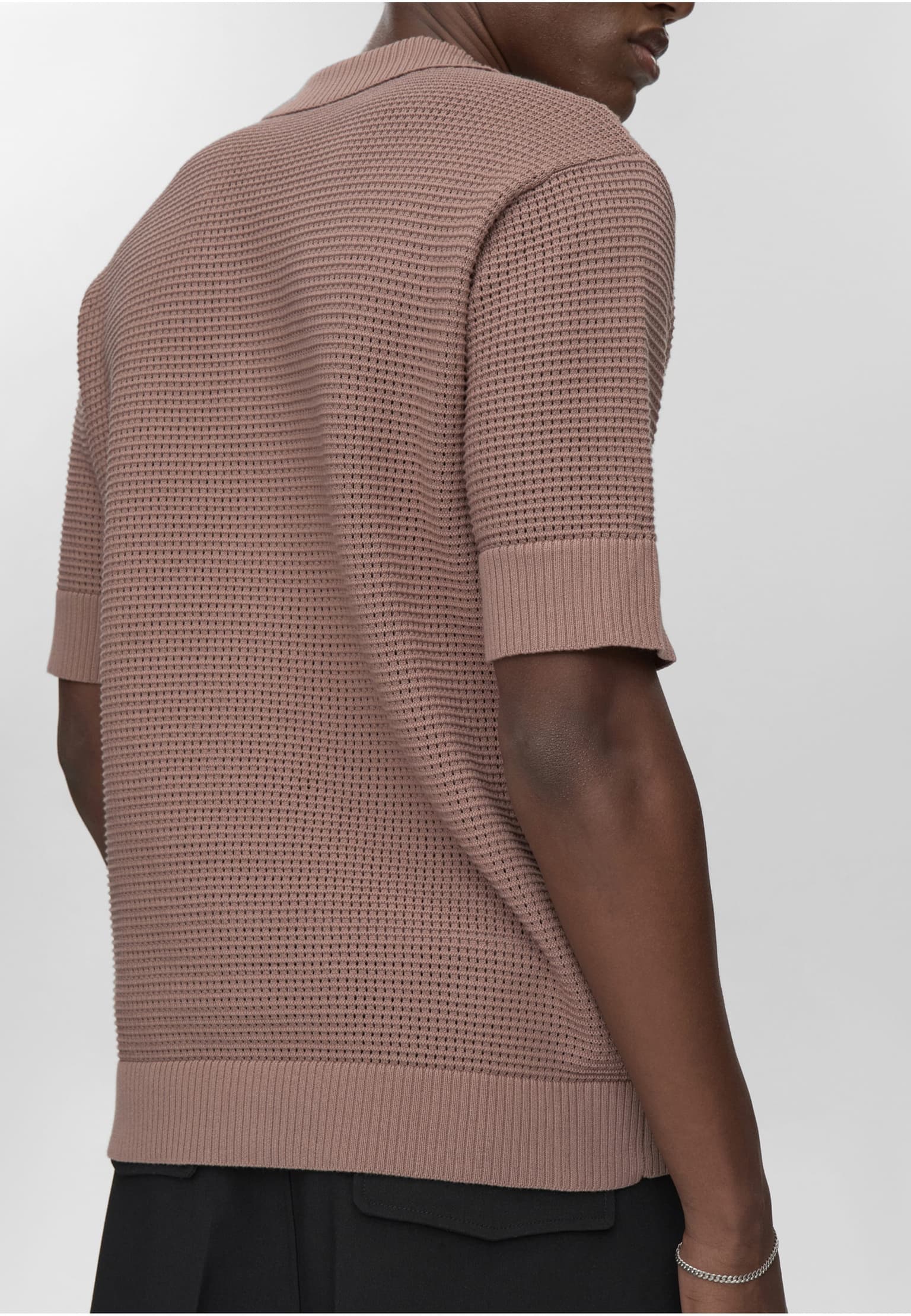Minimum Mason reg crochet ss shirt – Bild 2