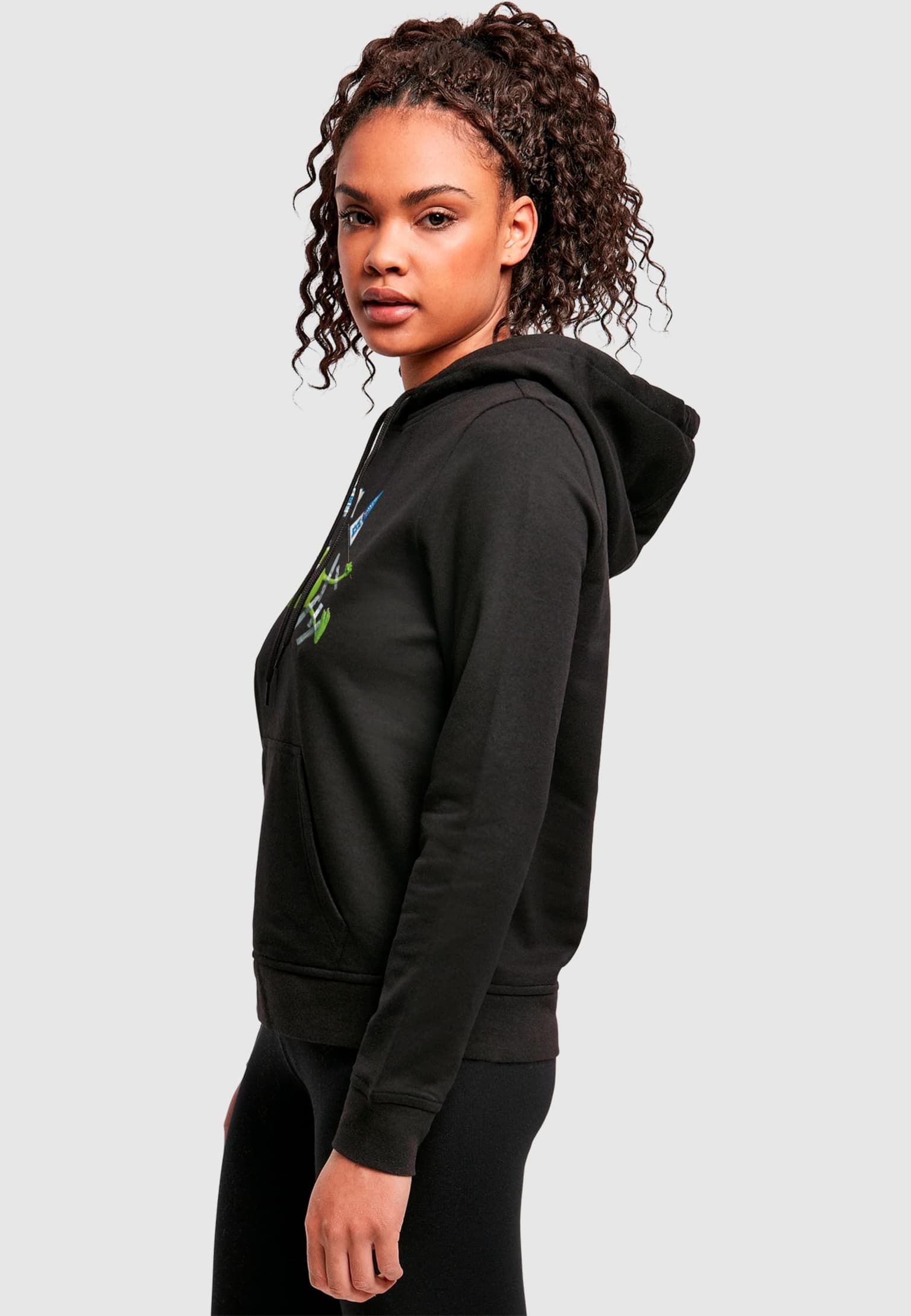 Absolute Cult Ladies Monster University - Taped Mike Basic Hoody – Bild 3