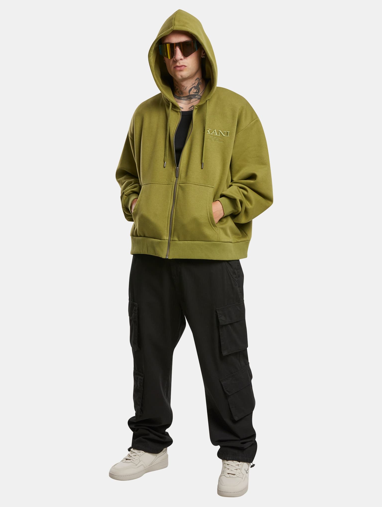 Karl Kani Retro Rhinestone Boxy Full Zip Hoodie – Bild 4