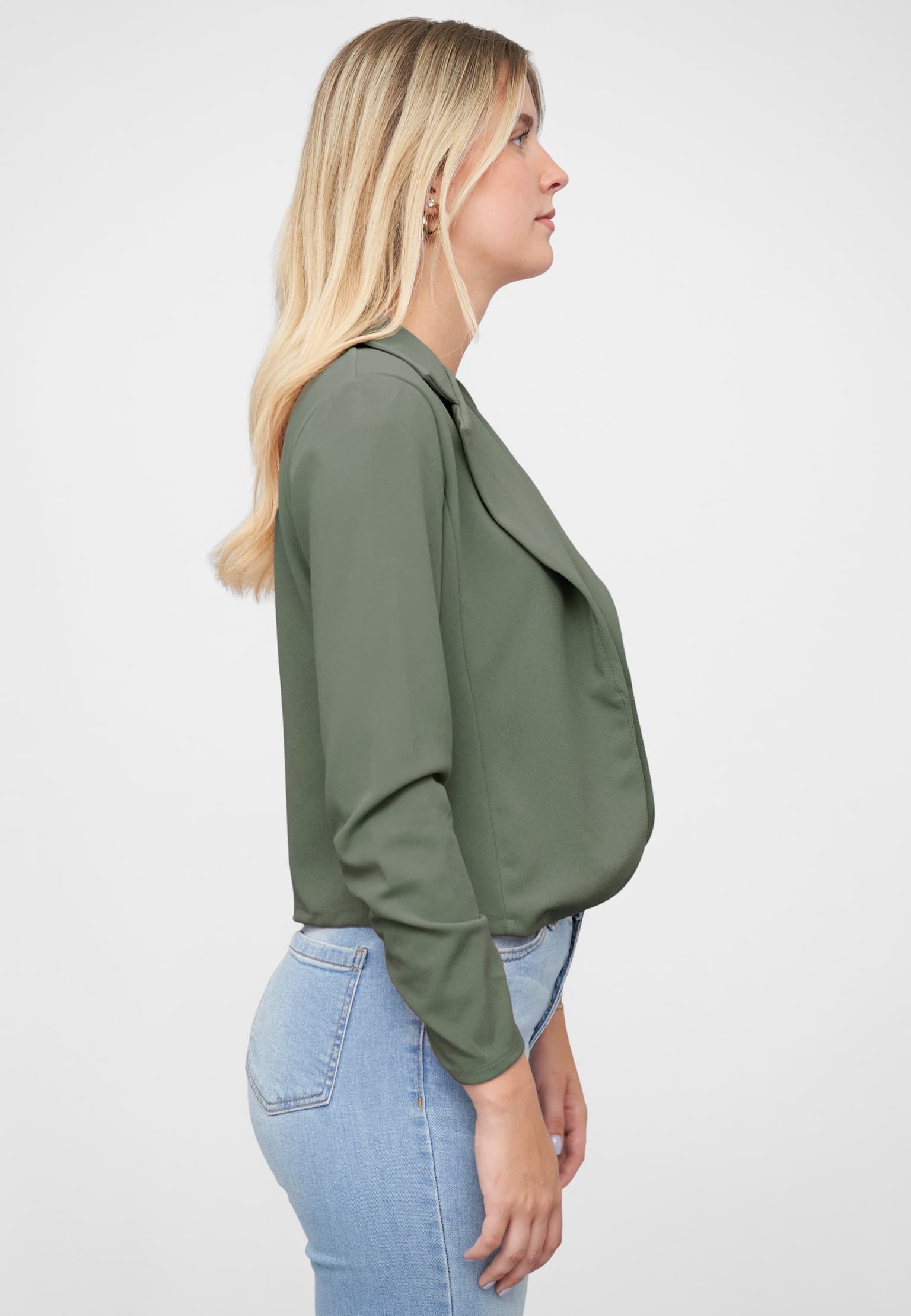 Cloud5ive Short Blazer with ruched sleeves – Bild 4