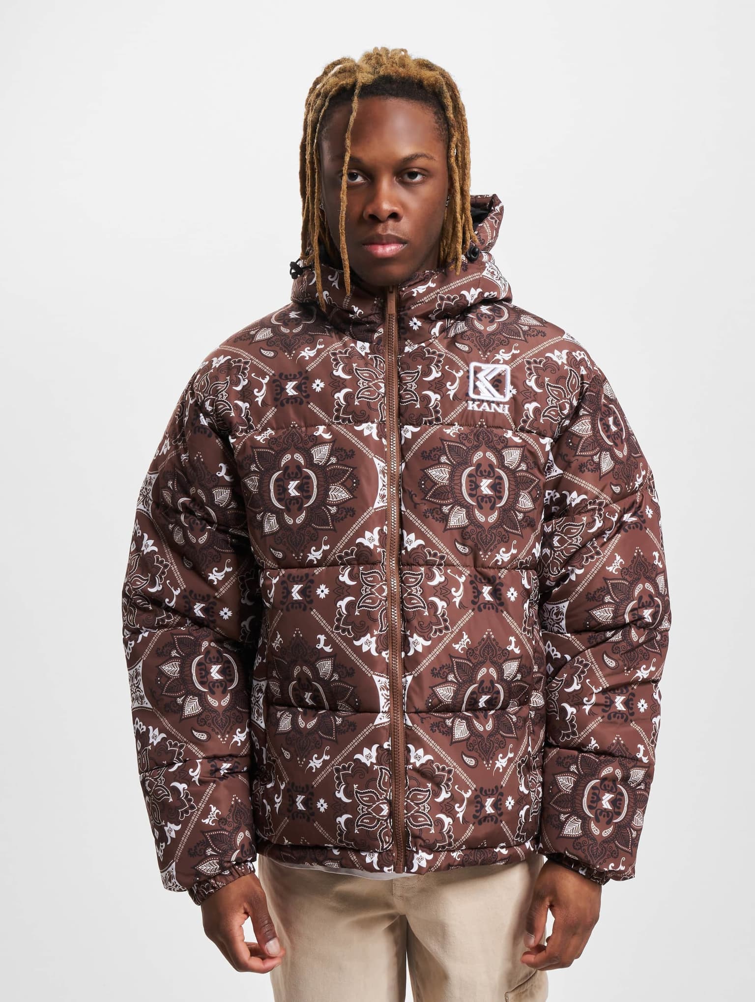 Karl Kani KM233-037-2 KK OG Paisley Puffer Jacket – Bild 3