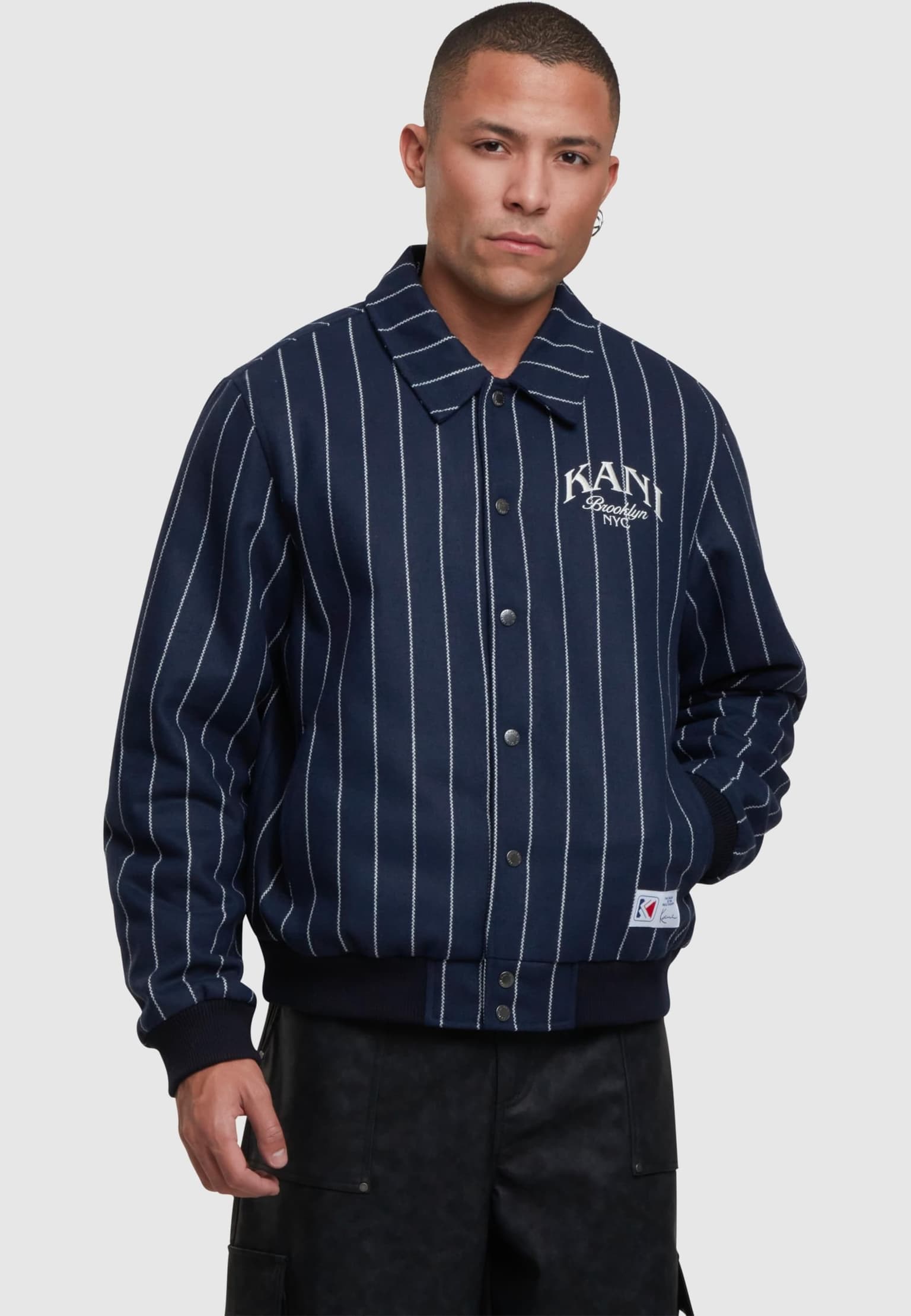 Karl Kani Pinstripes Wool Jacket