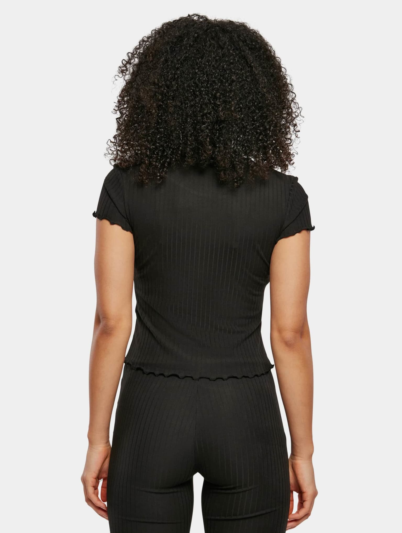 Urban Classics Ladies Short Rib Tee – Bild 2