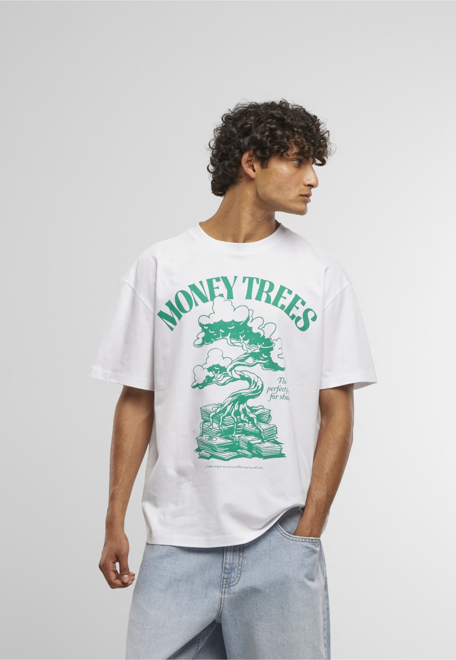 Mister Tee Green Money Trees Oversize