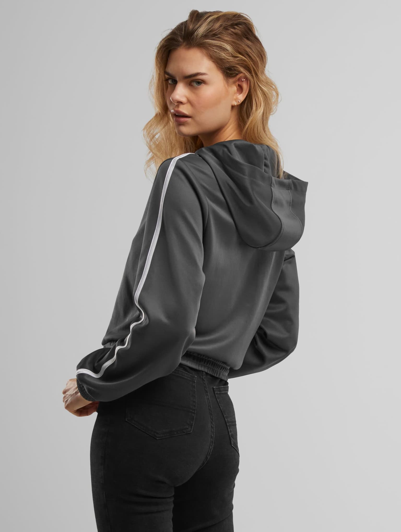 Urban Classics Ladies Cropped Track Jacket – Bild 2