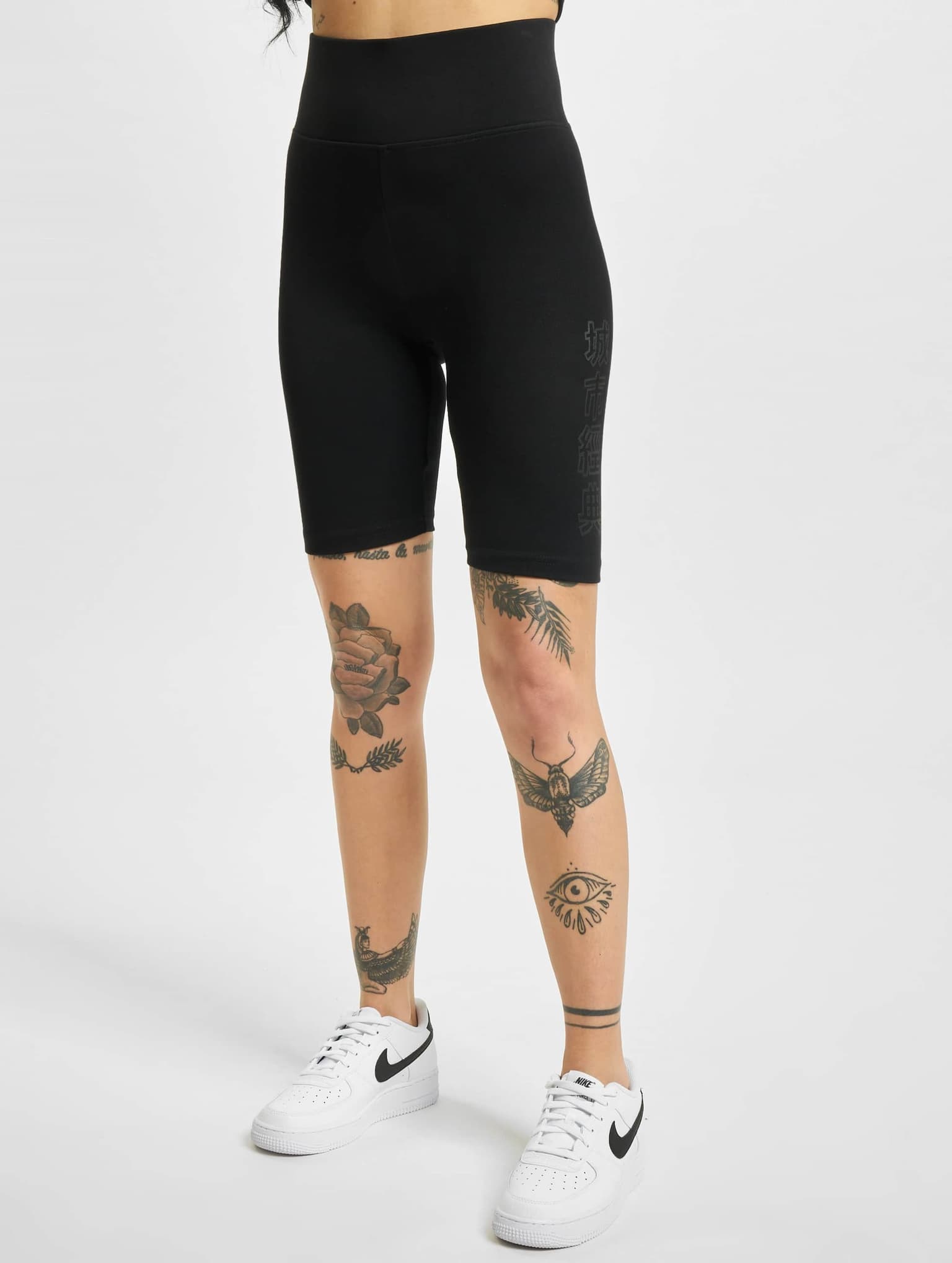 Urban Classics Ladies High Waist Branded Cycle Short – Bild 3