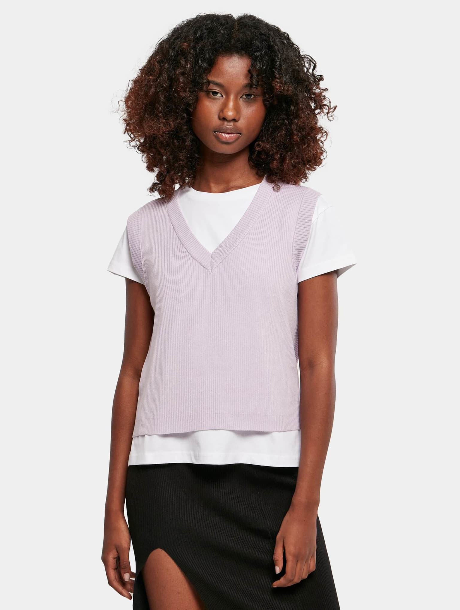 Urban Classics Ladies Short Knittd Slip On