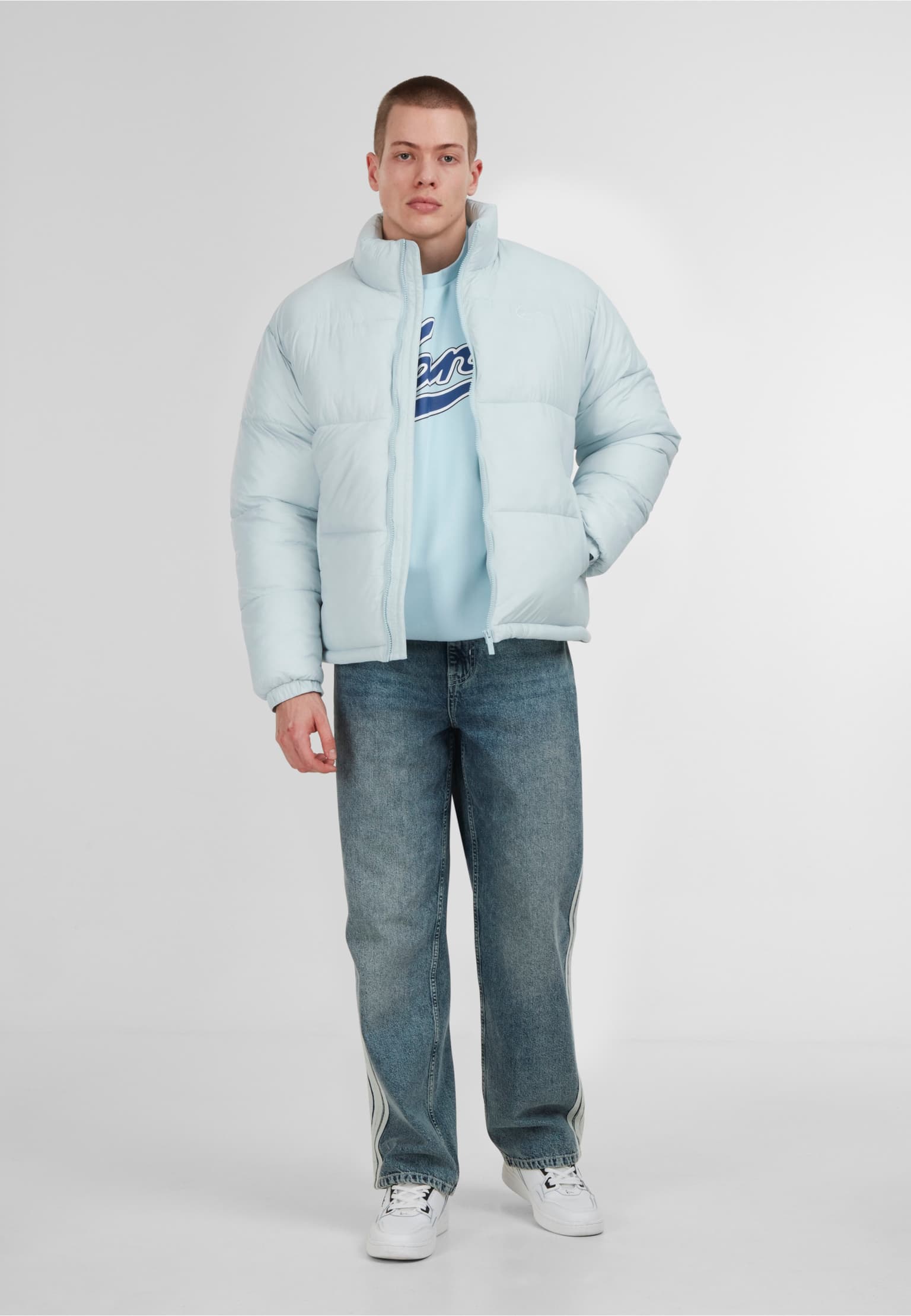 Karl Kani Small Signature Embossed Logo Puffer Jacket – Bild 3
