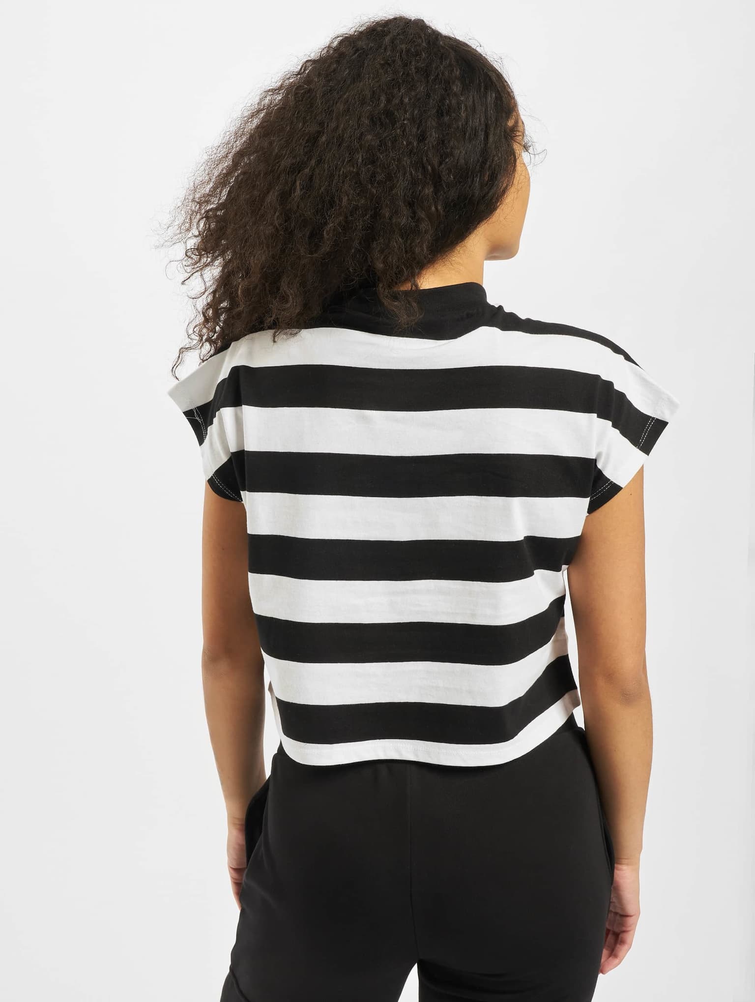 Urban Classics Ladies Stripe Short Tee – Bild 2
