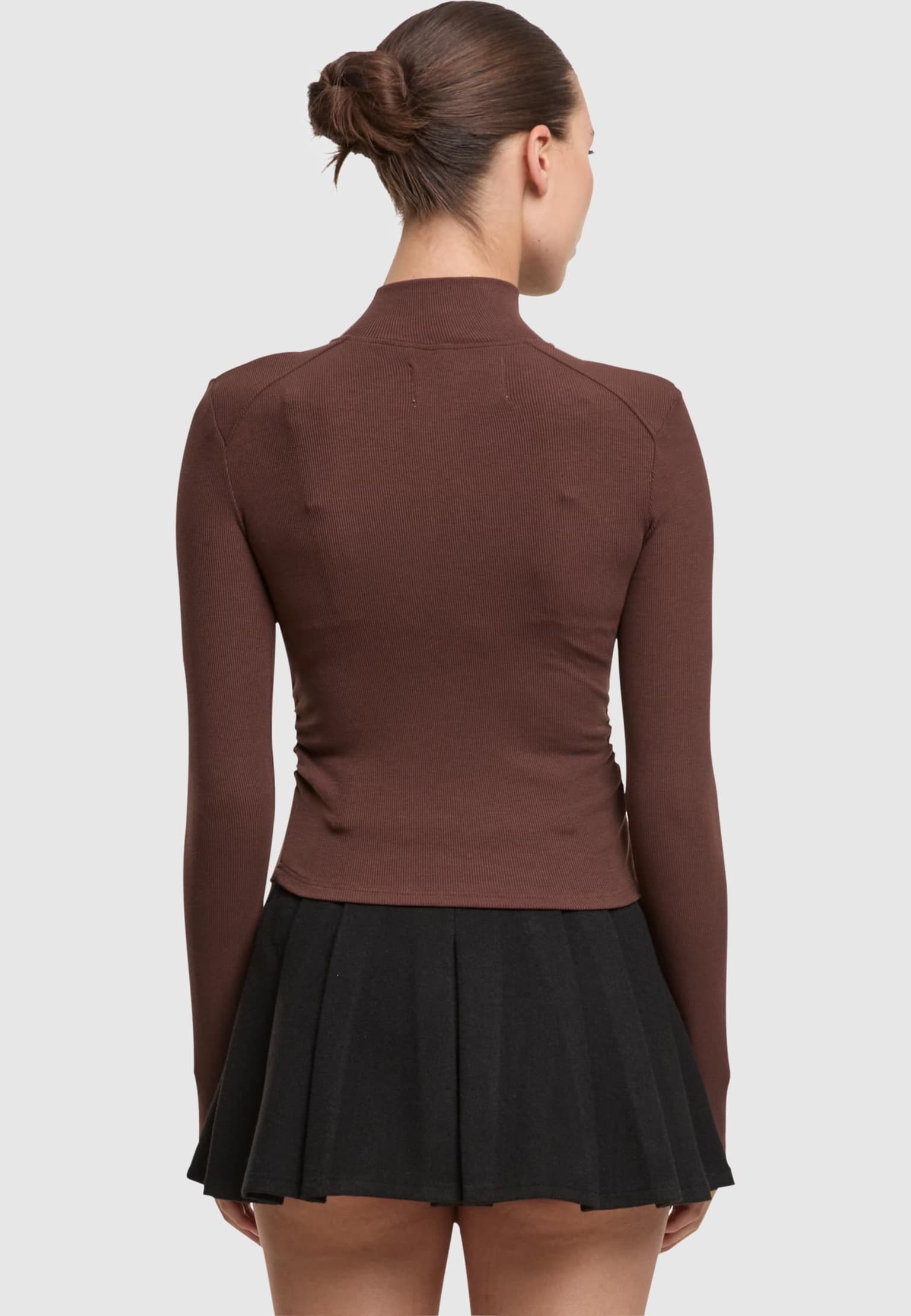 Another Cotton Lab Cropped Rib Half Zip – Bild 2