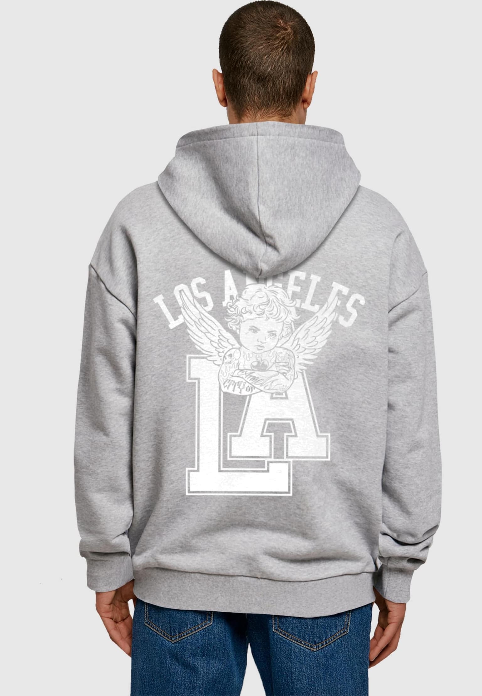 Mister Tee LA Wings Heavy Cotton Box Hoody – Bild 2