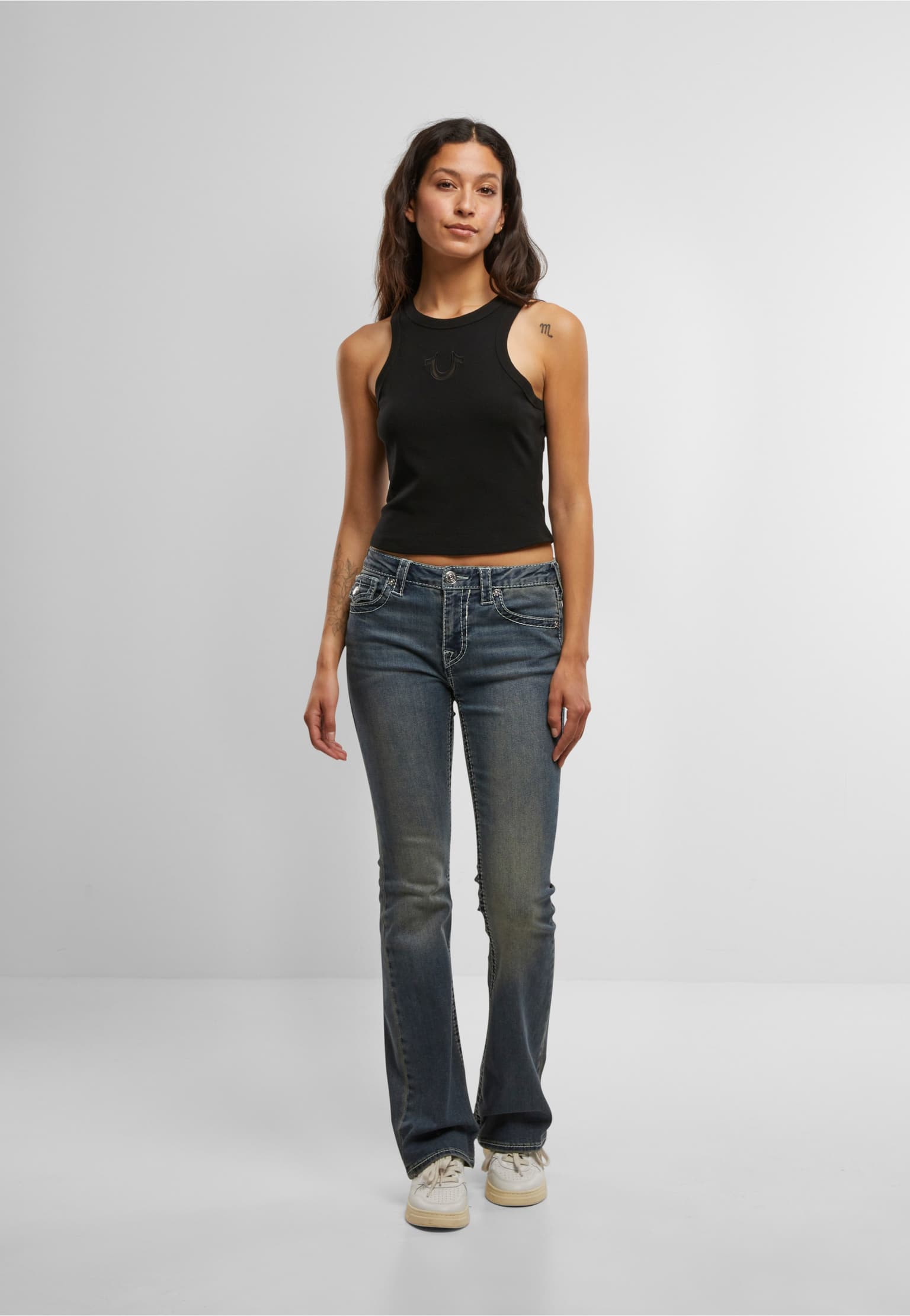 True Religion MESH HORSESHOE RACER TANK – Bild 2
