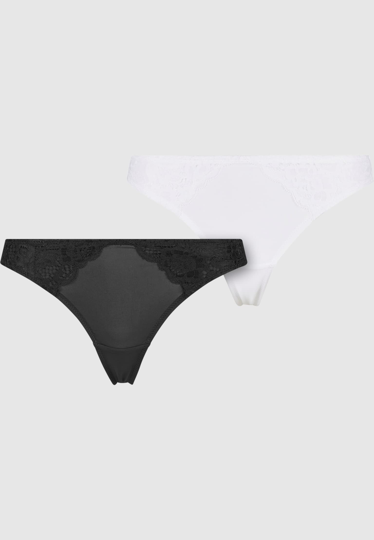 Urban Classics Ladies Lace Tanga 2-Pack