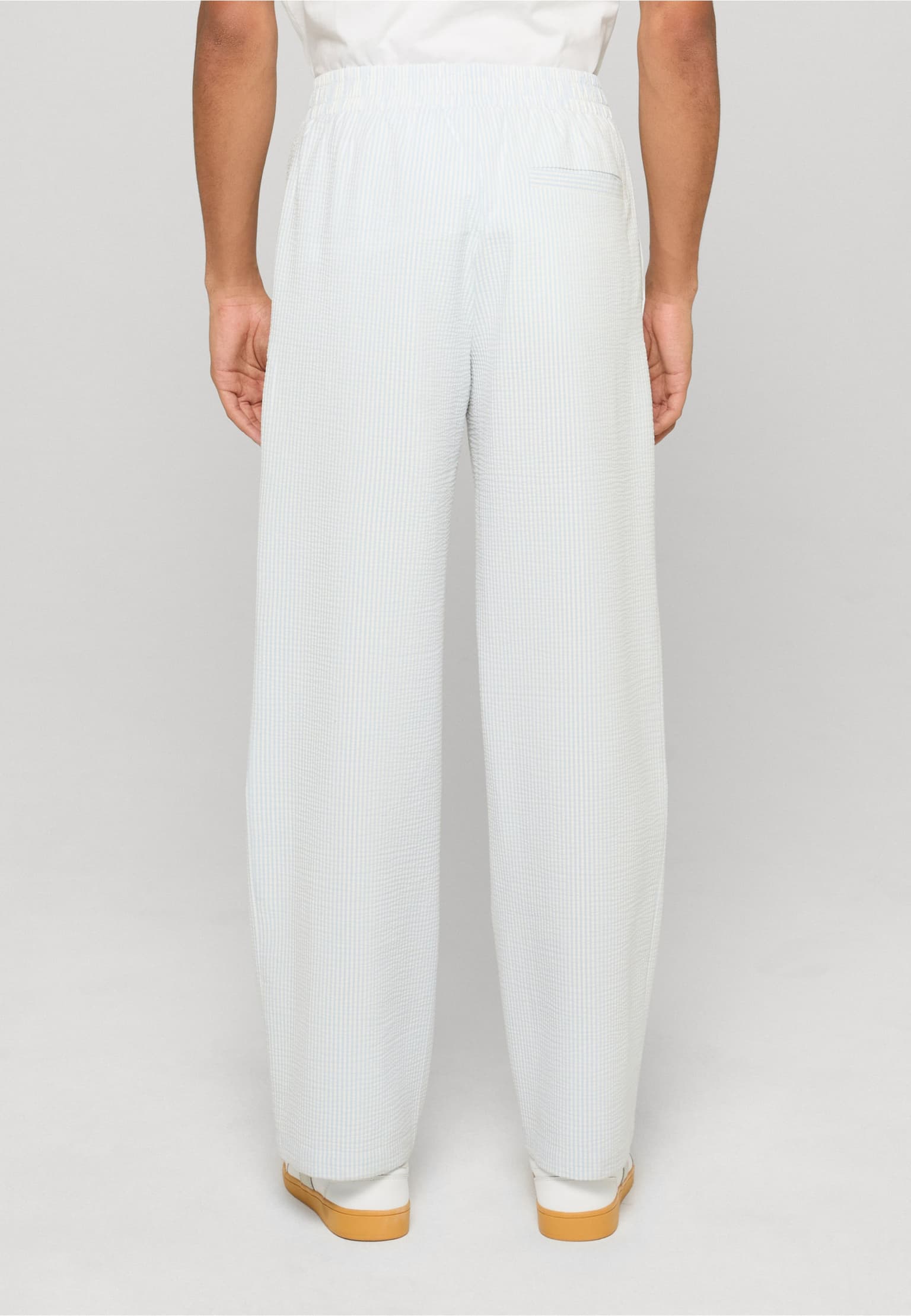Urban Classics Seersucker Beach Pants – Bild 2