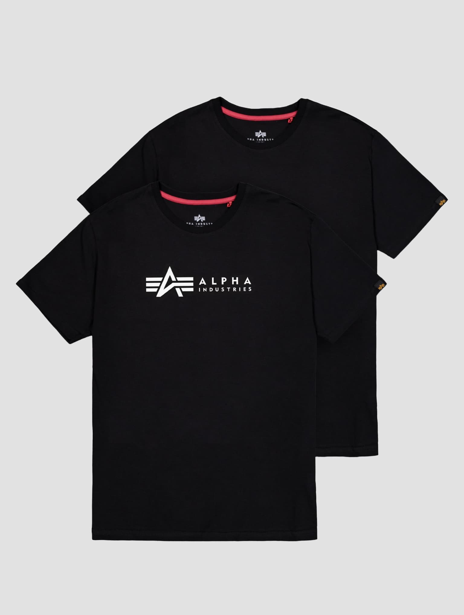 Alpha Industries Label T-Shirt 2 Pack