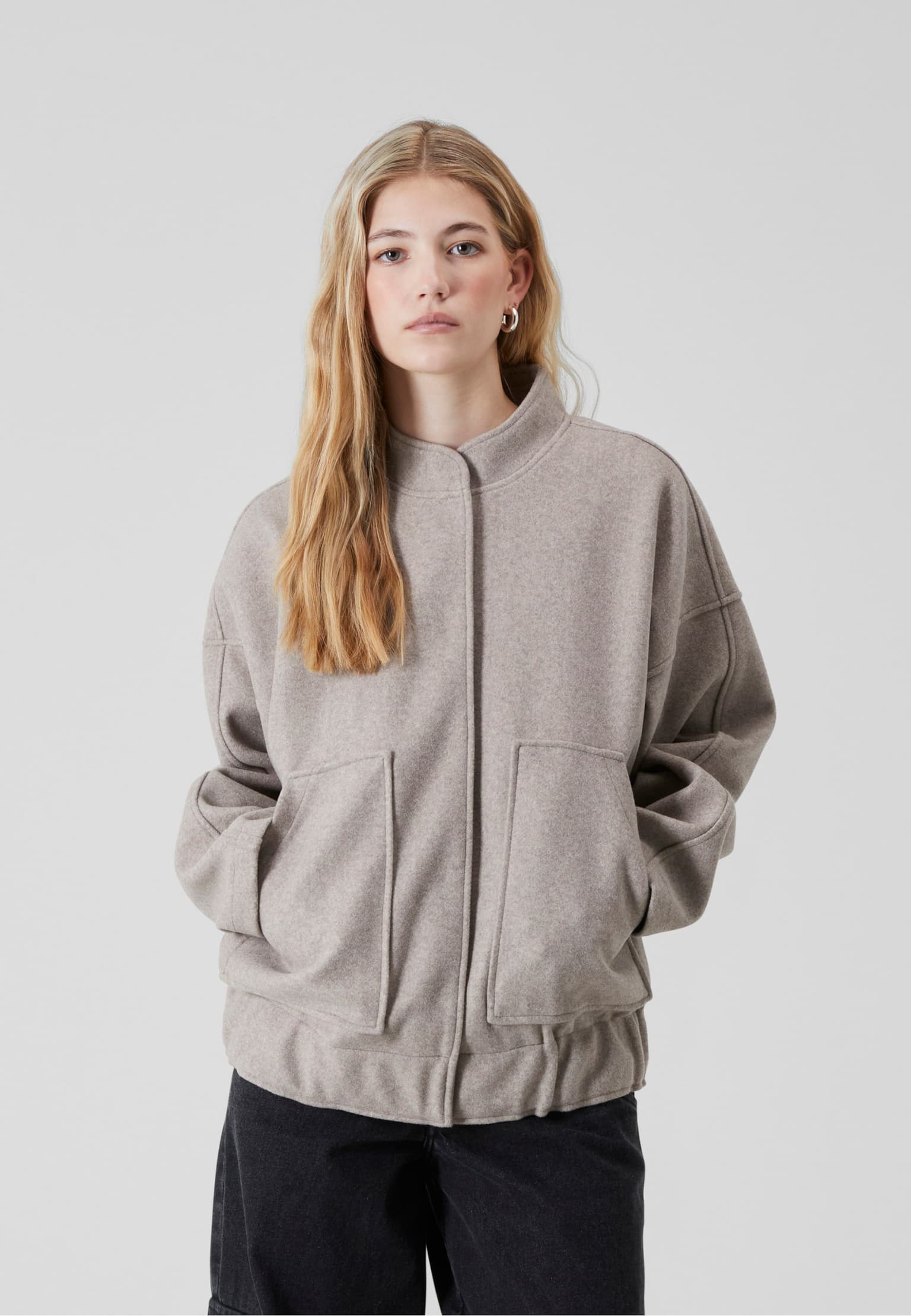 Noisy May NMHALSTON L/S BOMBER JACKET WVN