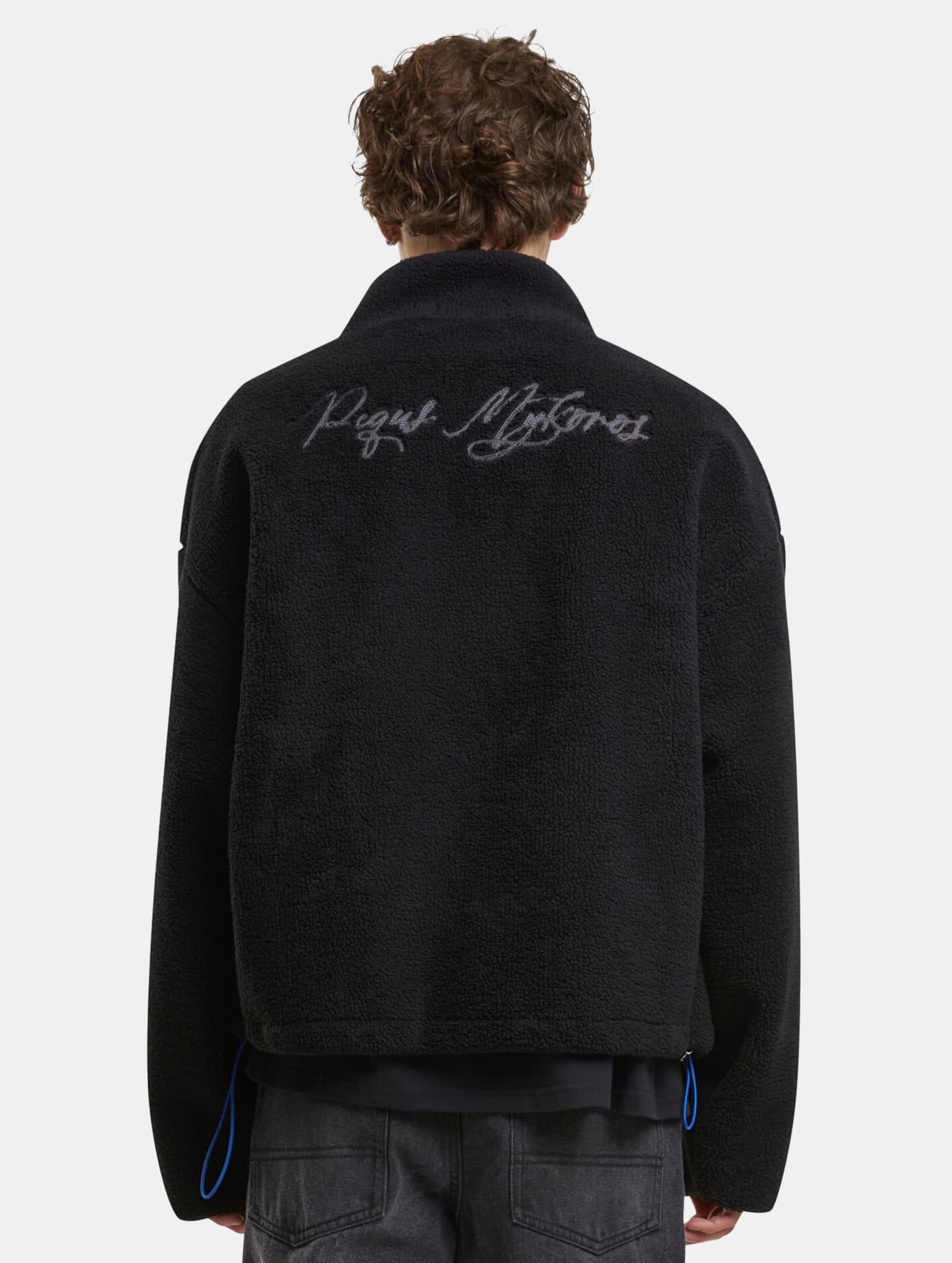PEQUS Mykonos Script Teddy Fleece Übergangsjacke – Bild 2
