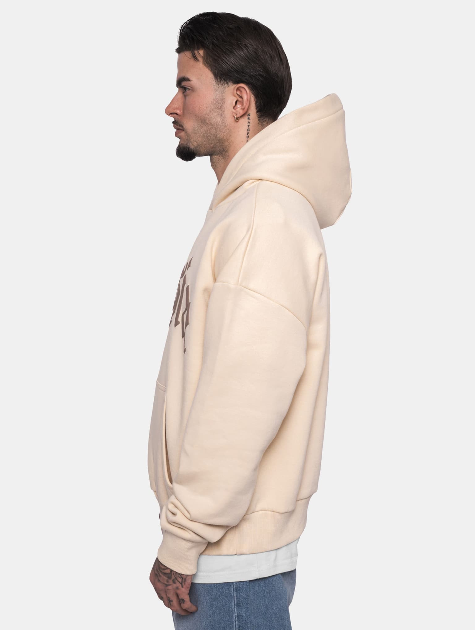 Dropsize Heavy Oversize Puffer Print Hoodie – Bild 3