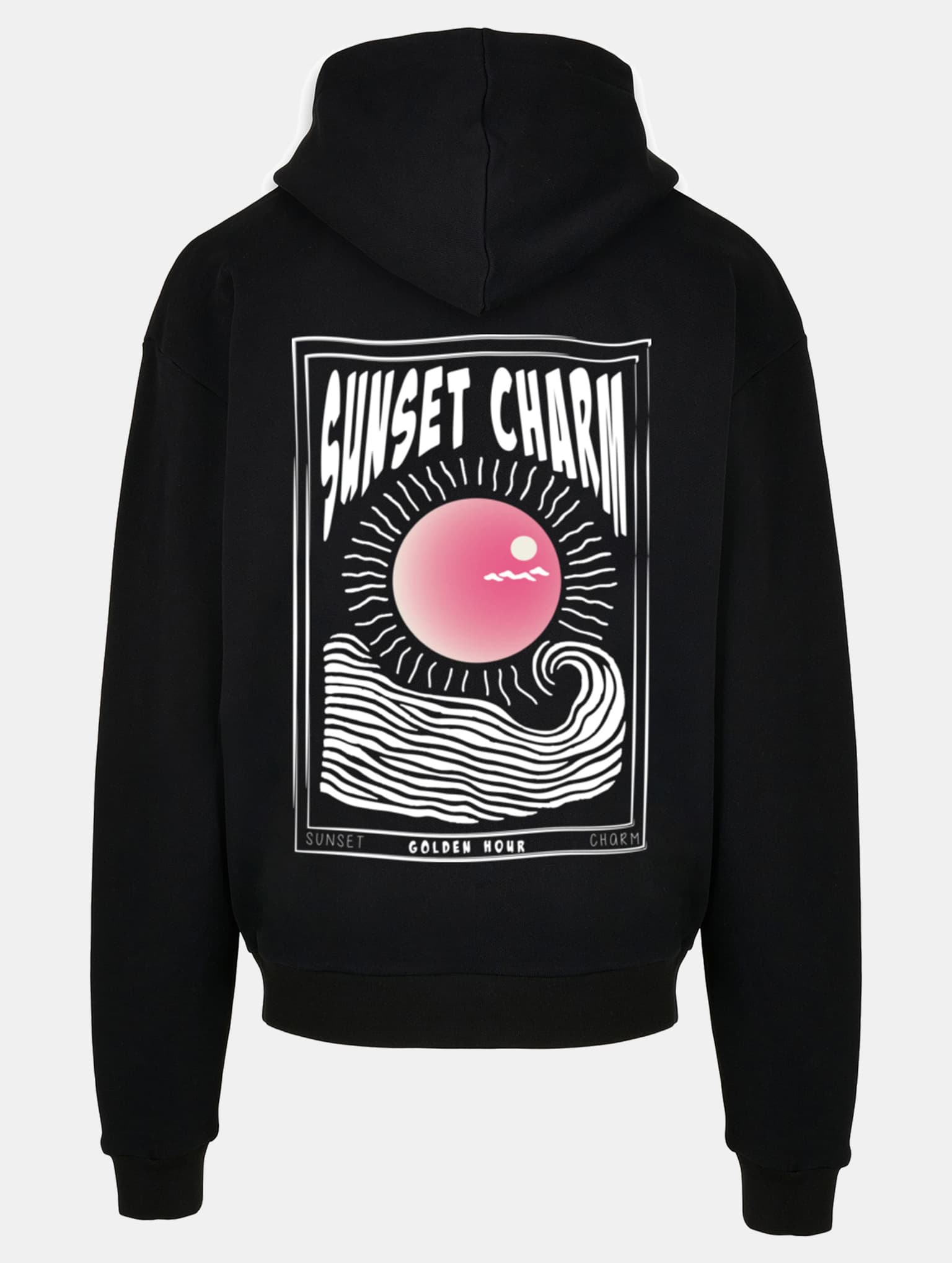 Merchcode Sunset Charm Oversized Hoody – Bild 4