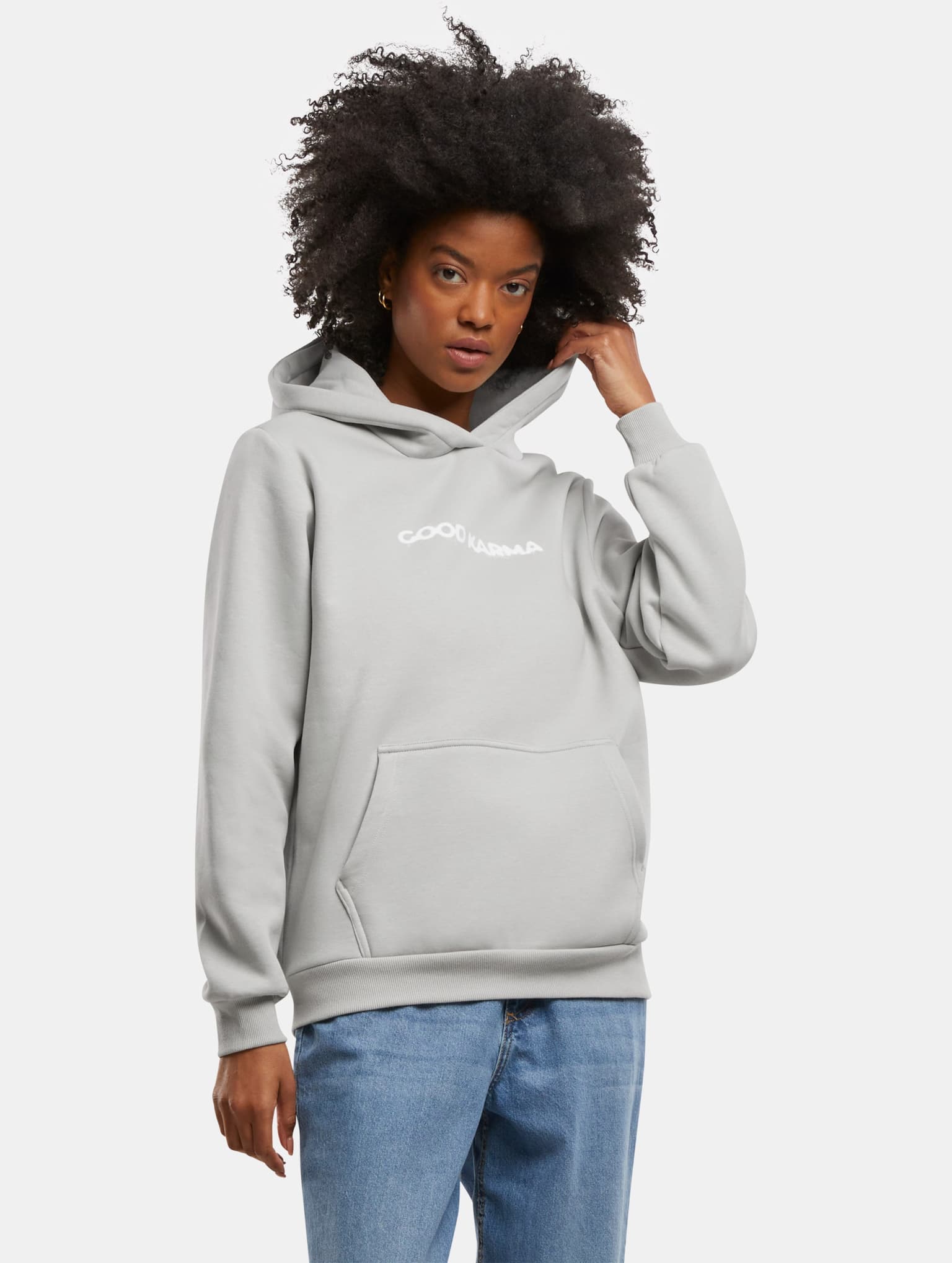 Miss Tee Karma Butterfly Ladies Fluffy Hoody