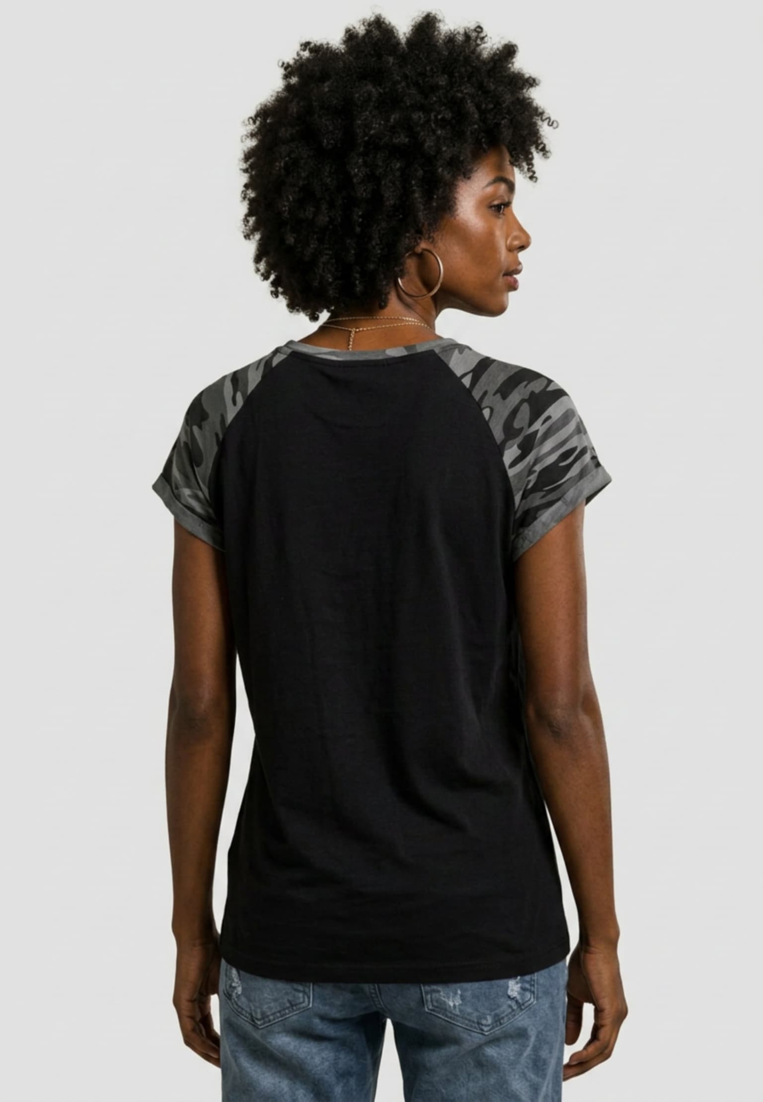 Urban Classics Ladies Contrast Raglan Tee – Bild 2