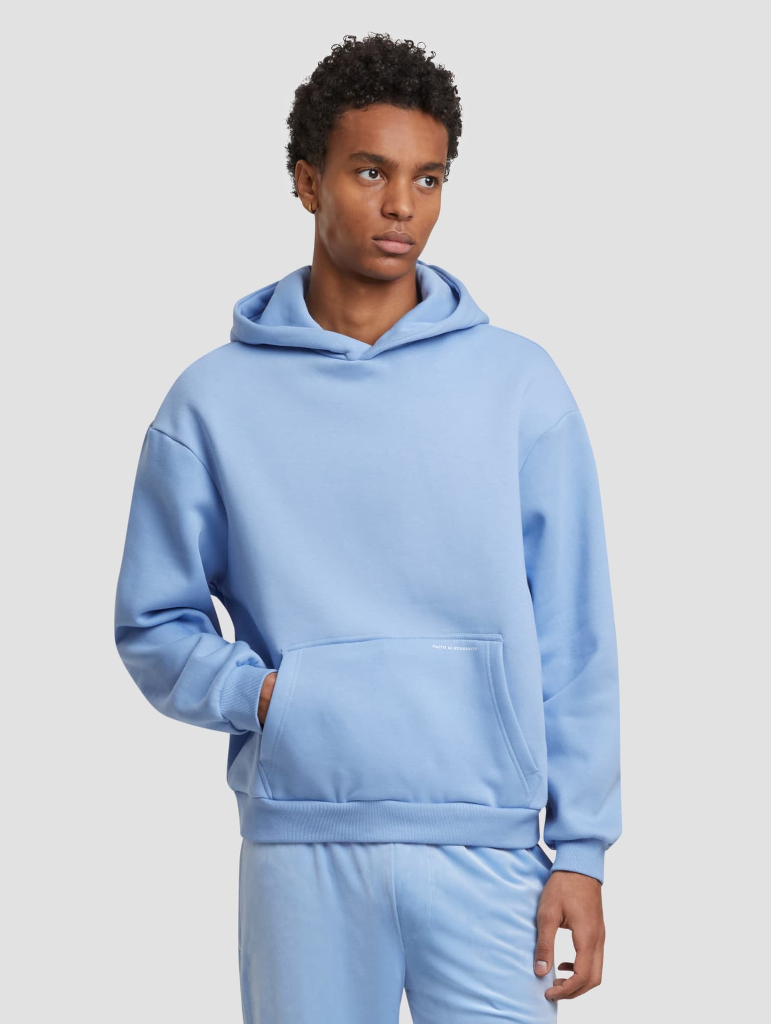 Mister Tee Upscale Faith Is Strength Fluffy Hoody