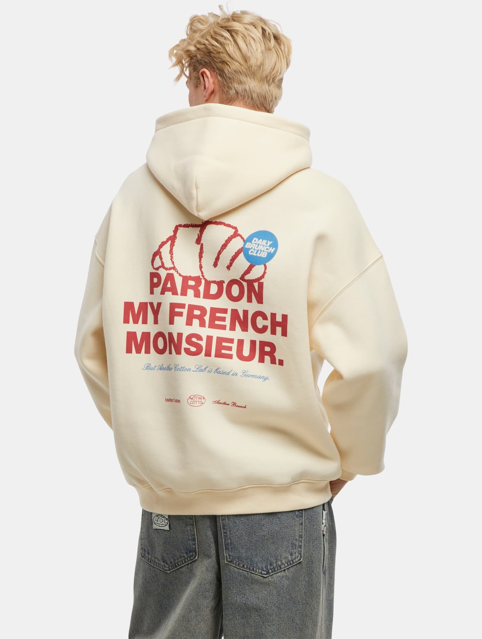 Another Cotton Lab Pardon Monsieur Oversized Hoodie – Bild 2