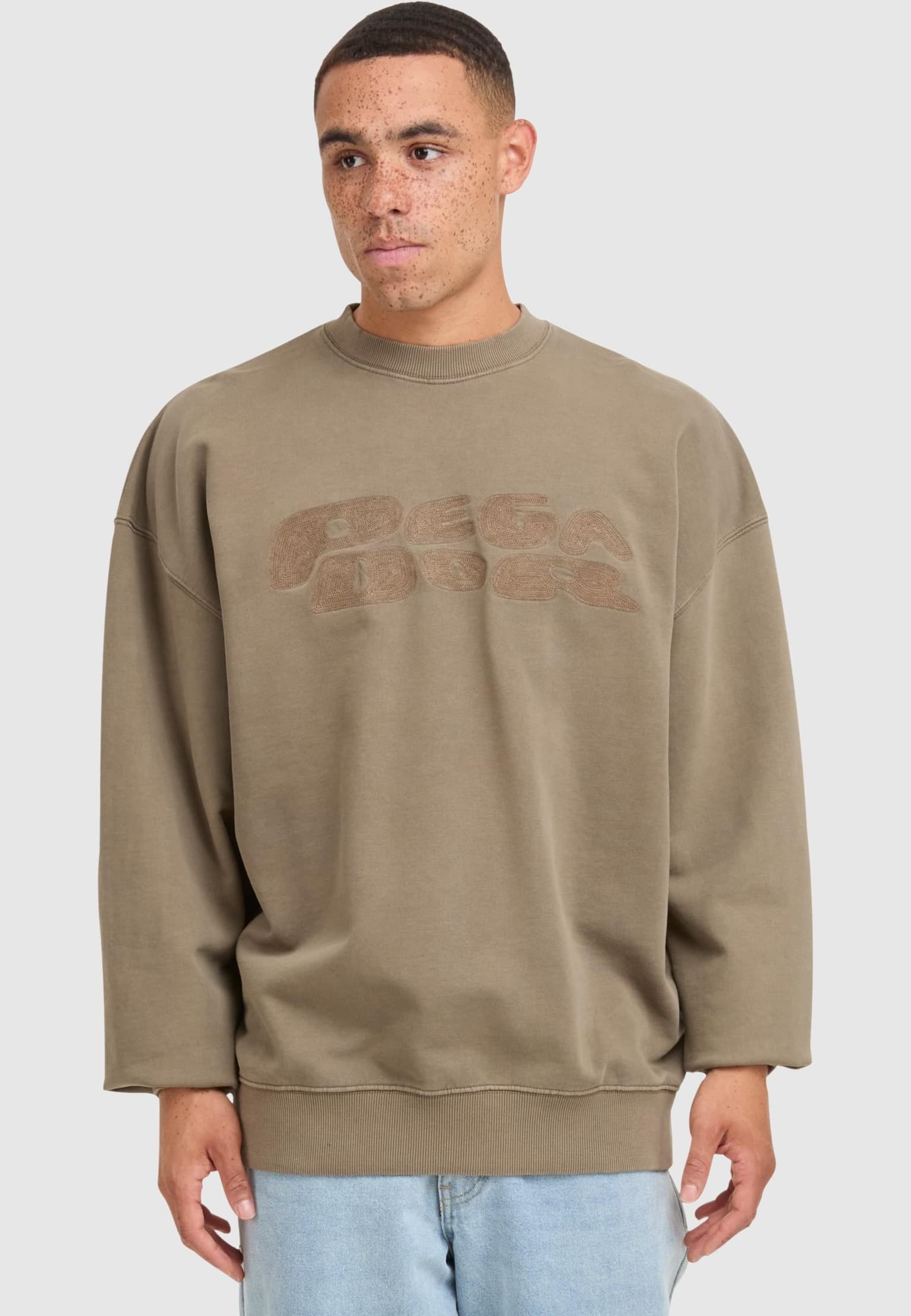 PEGADOR Drew Terry Oversized Pullover