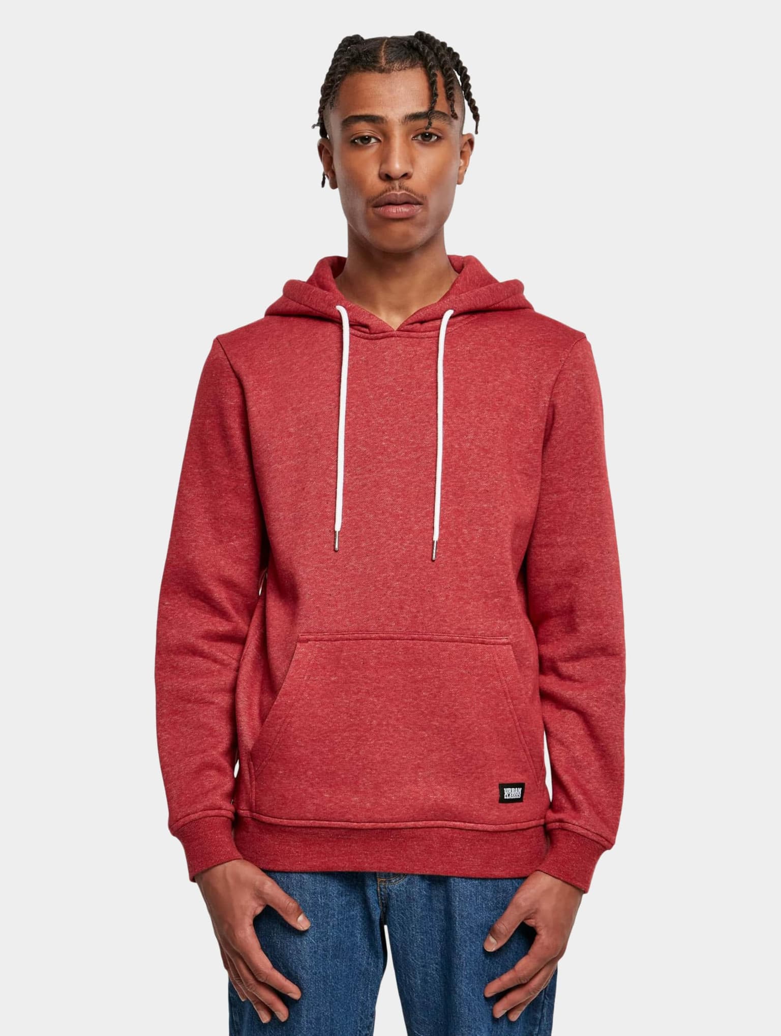 Urban Classics Basic Melange Hoody – Bild 3