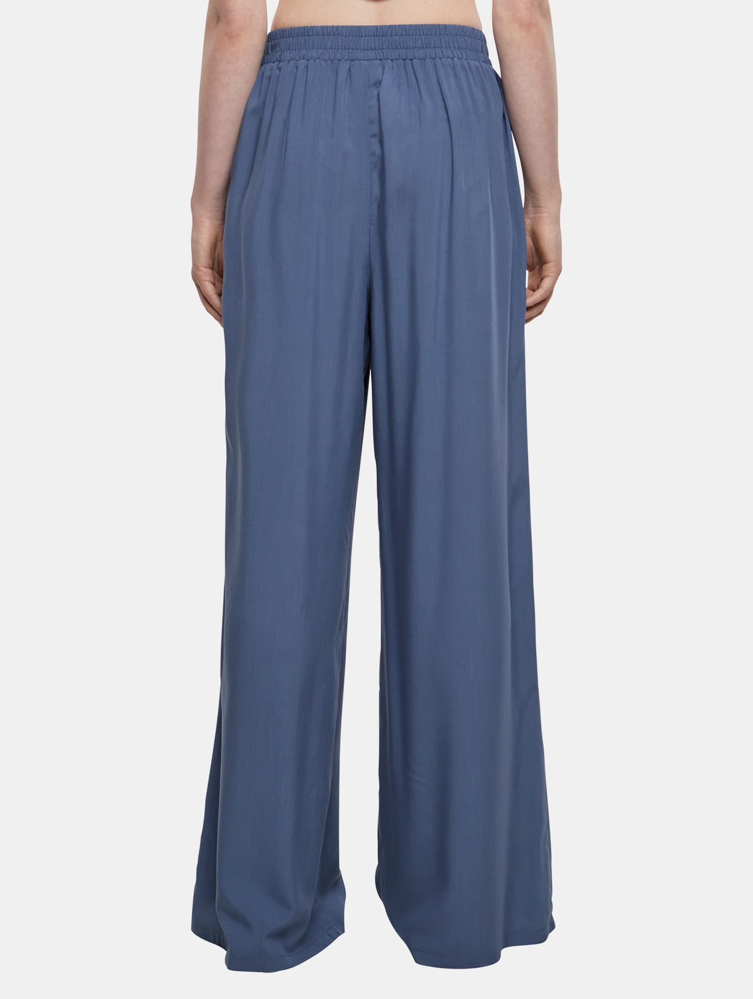 Urban Classics Ladies Wide Leg Viscose Pants – Bild 2
