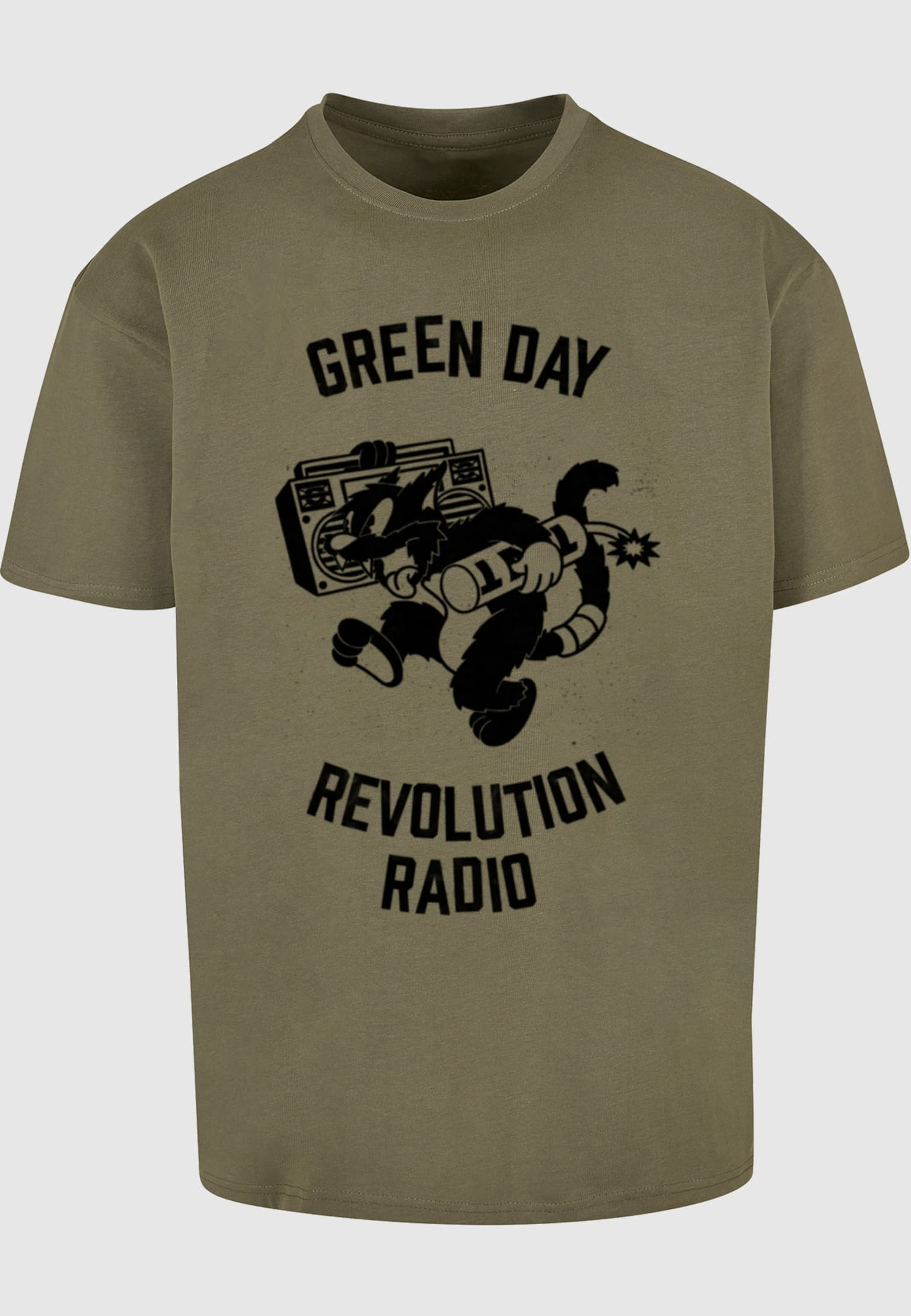 Merchcode Green Day Revolution Radio Oversize Tee – Bild 3