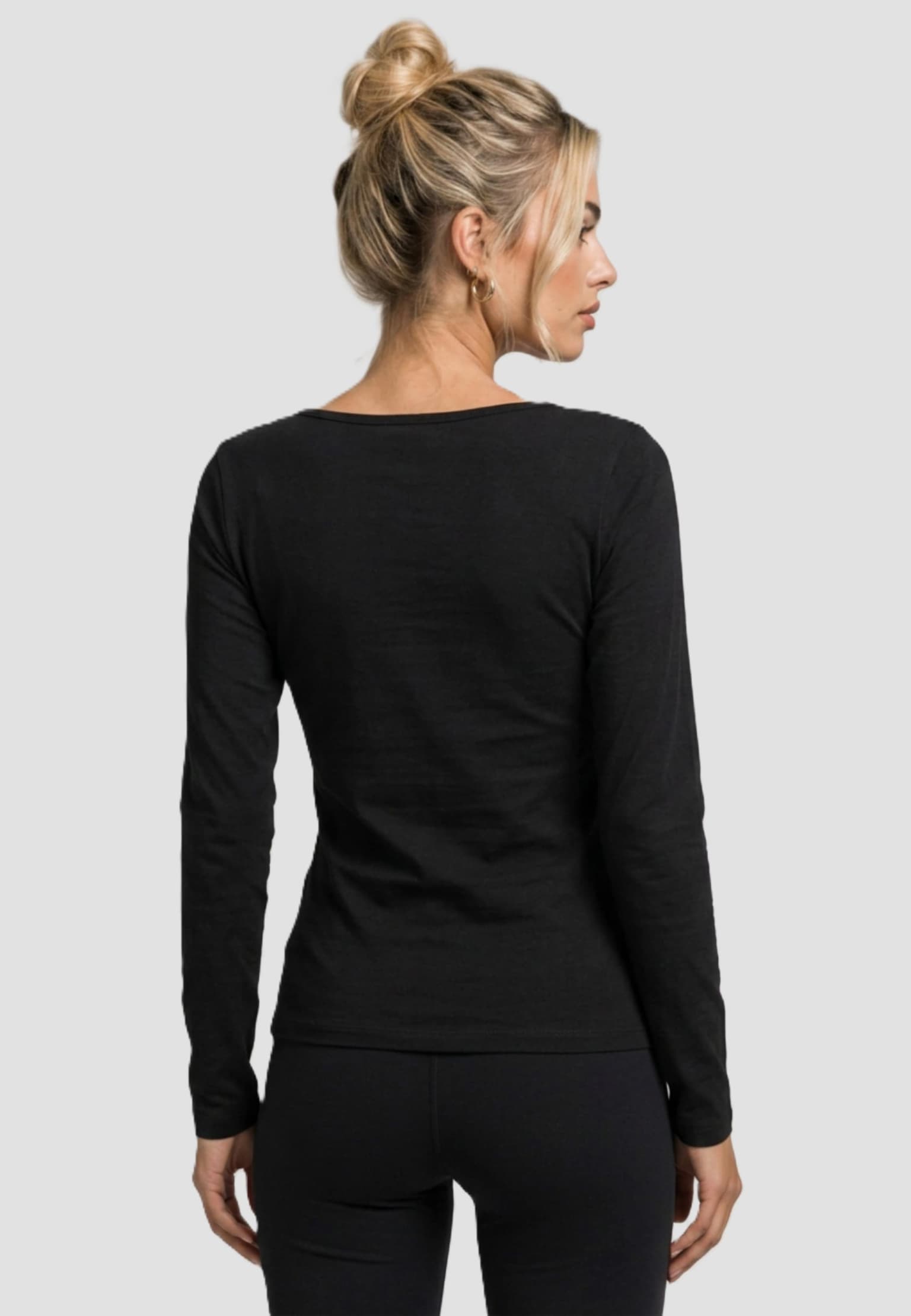 Urban Classics Ladies Wide Neck Longsleeve – Bild 2