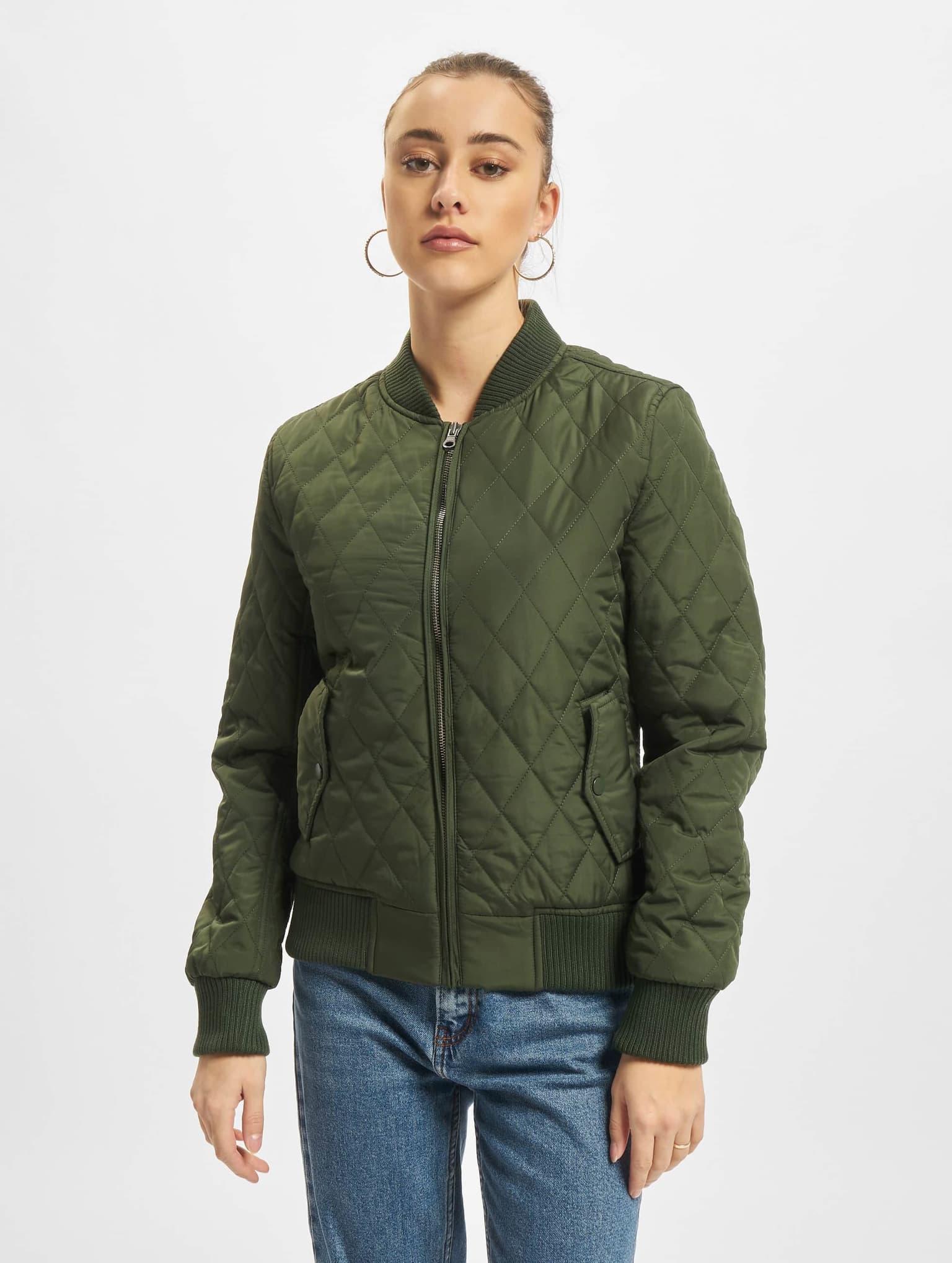 Urban Classics Ladies Diamond Quilt Nylon Jacket – Bild 3