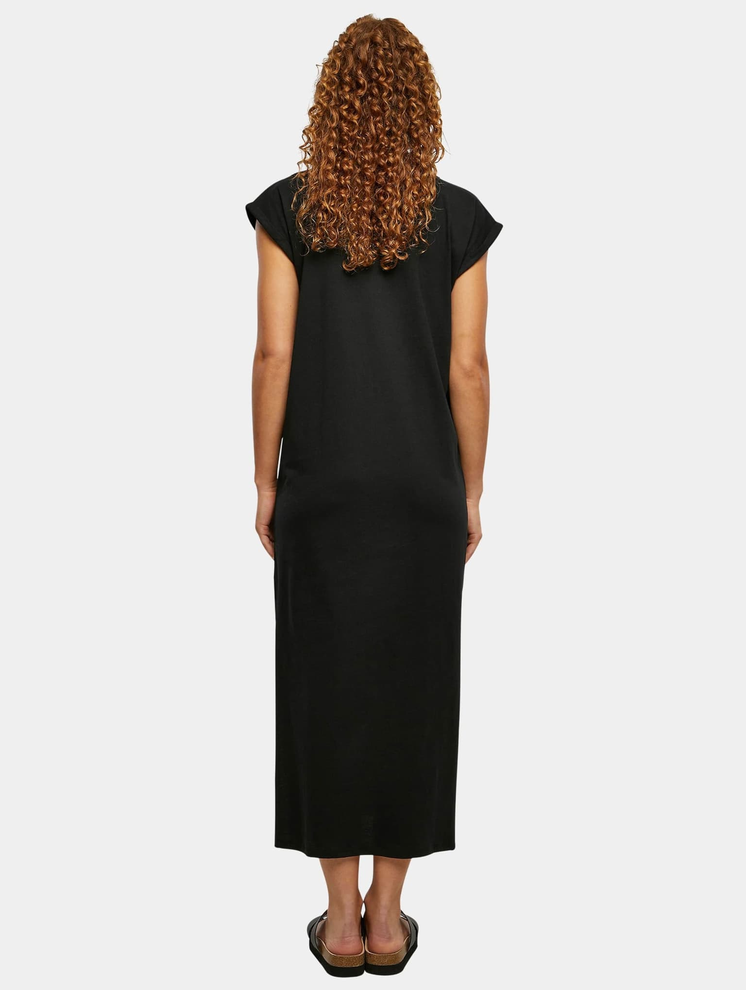 Urban Classics Ladies Long Extended Shoulder Dress – Bild 2