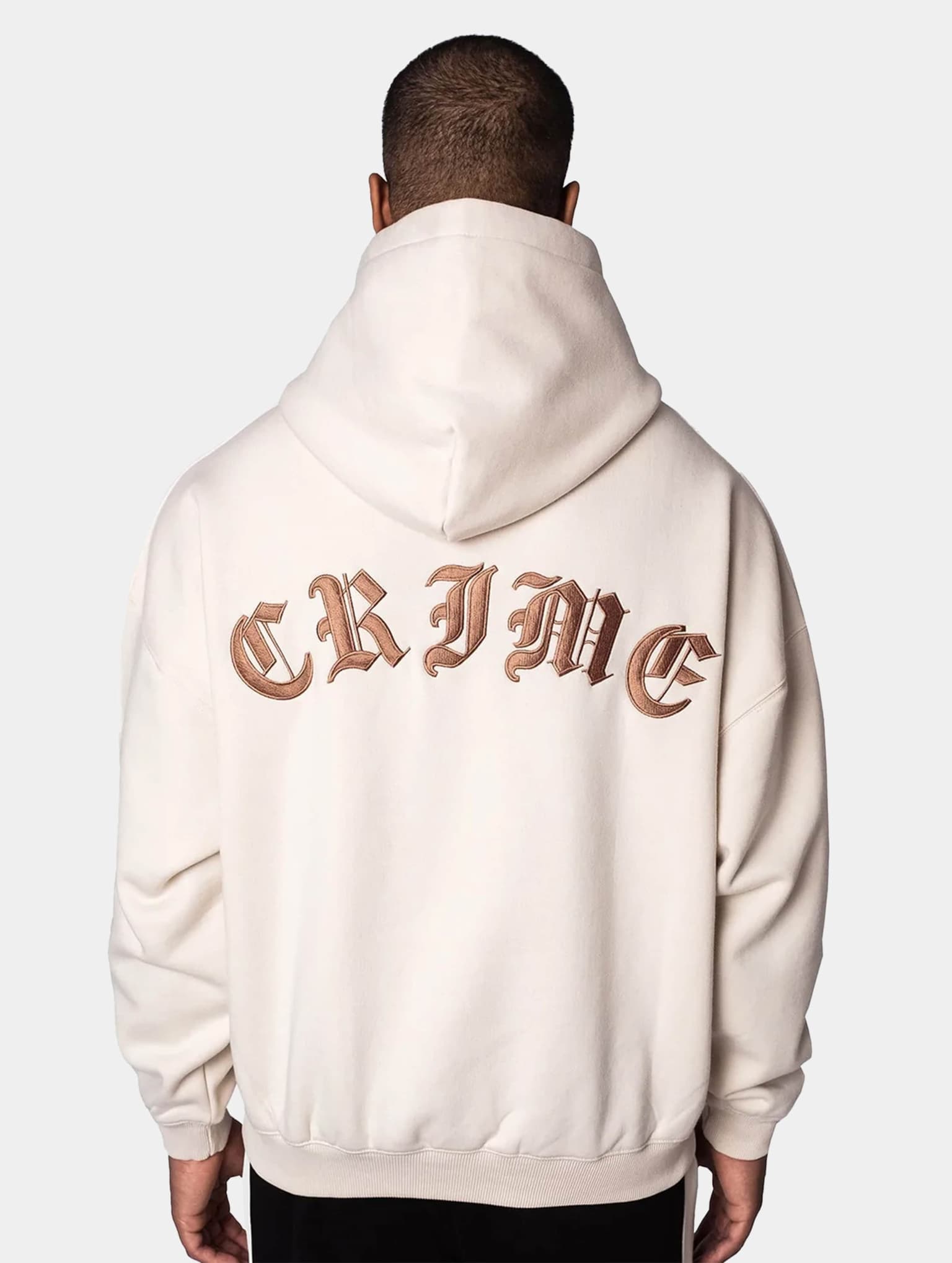 Dropsize Heavy Oversize Crime Hoodie