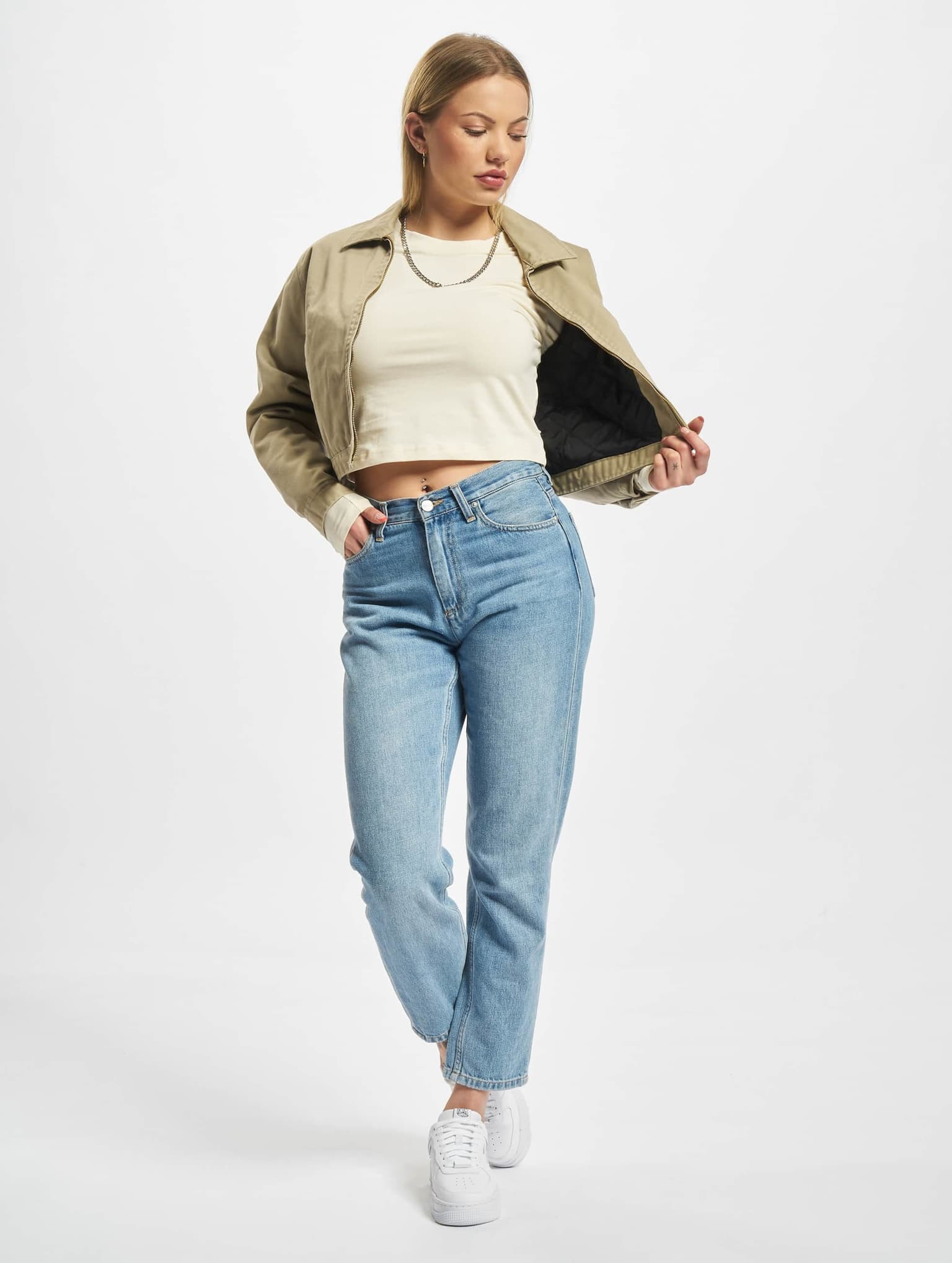 Urban Classics Ladies Essentials Cropped Longsleeve – Bild 4