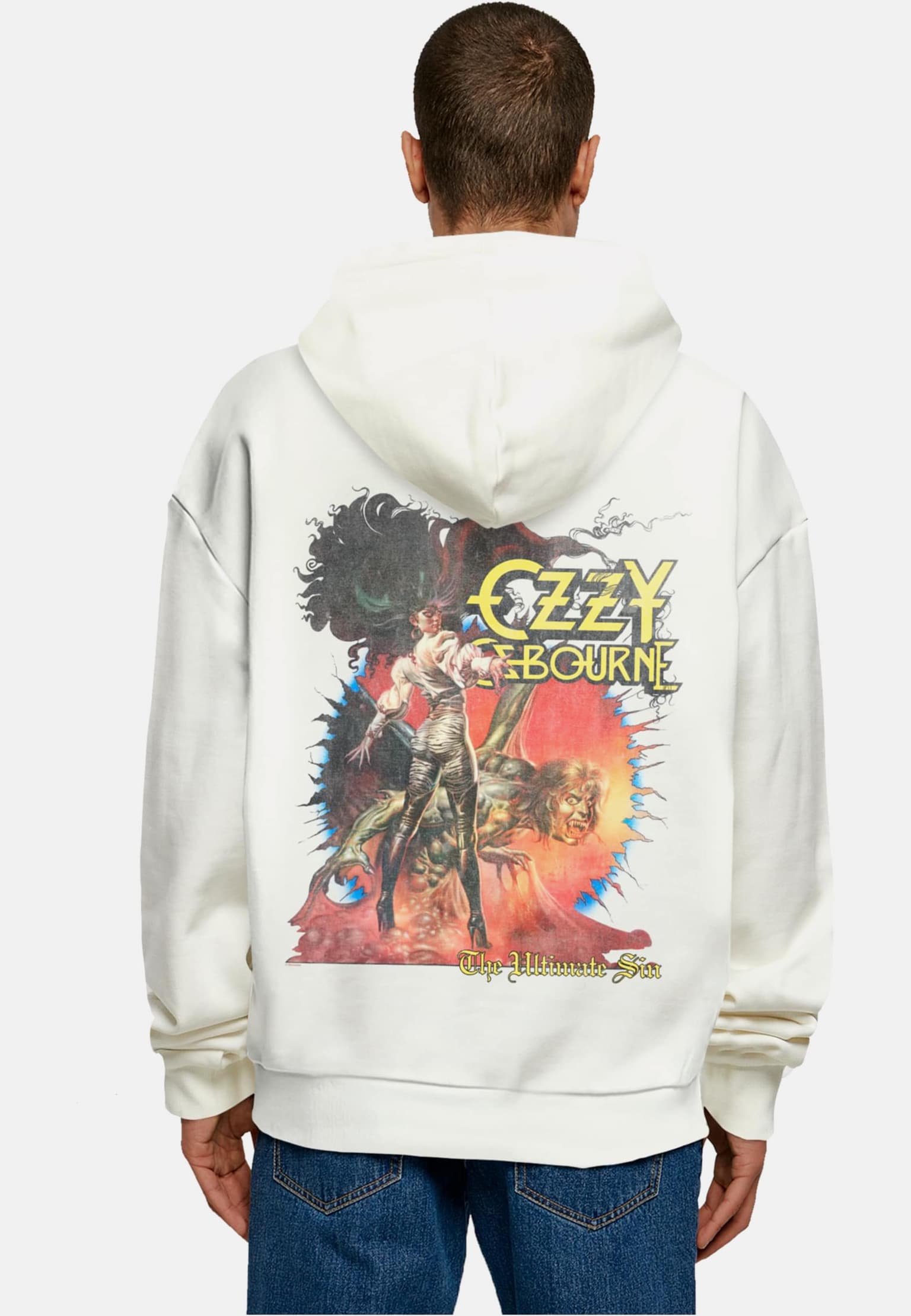 Merchcode Ozzy Osbourne - Ultimate Sin Vintage Ultra Heavy Hoody – Bild 2