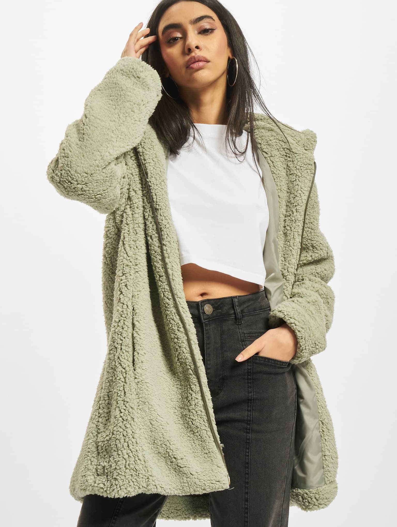 Urban Classics Ladies Sherpa Jacket
