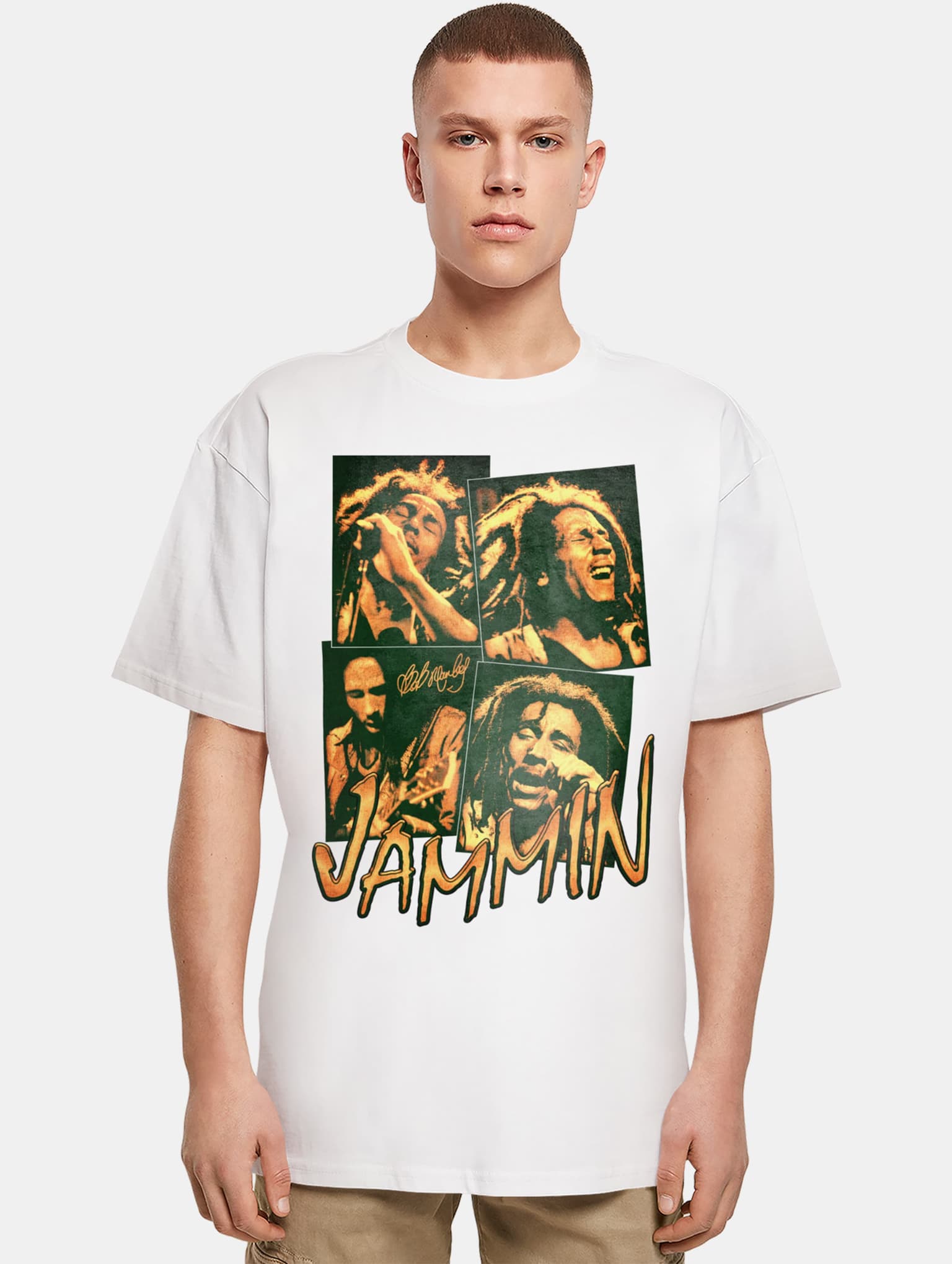 Merchcode Bob Marley Jammin Live Oversize Tee