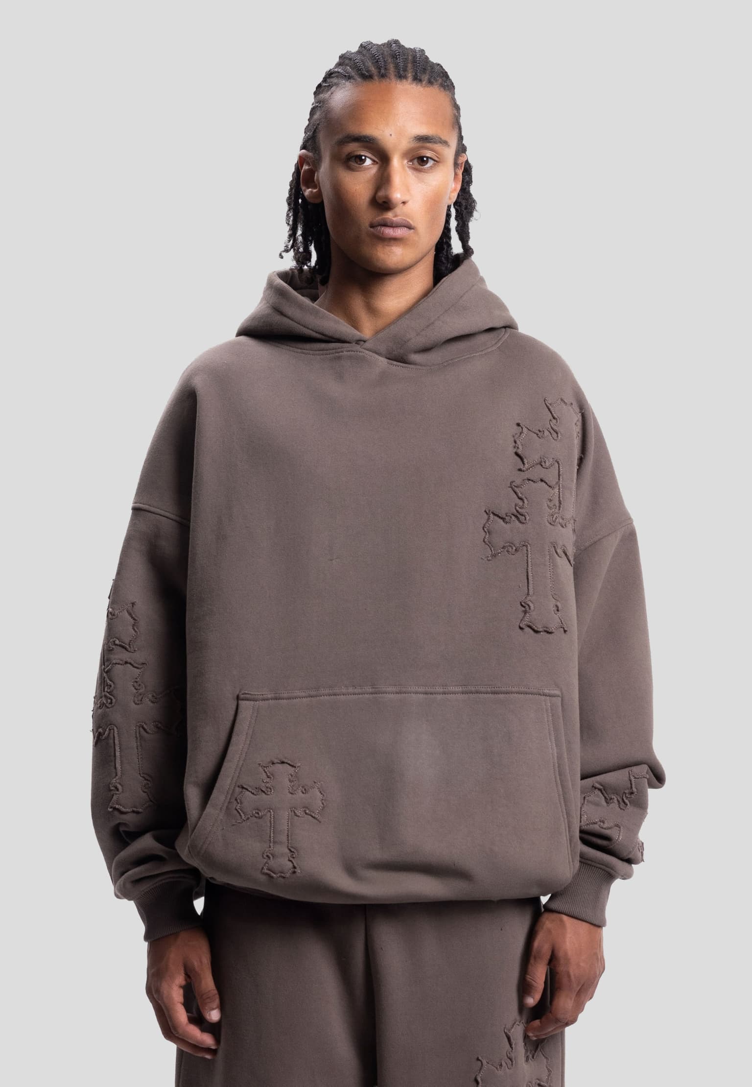 Favela Cross Patch Hoodie