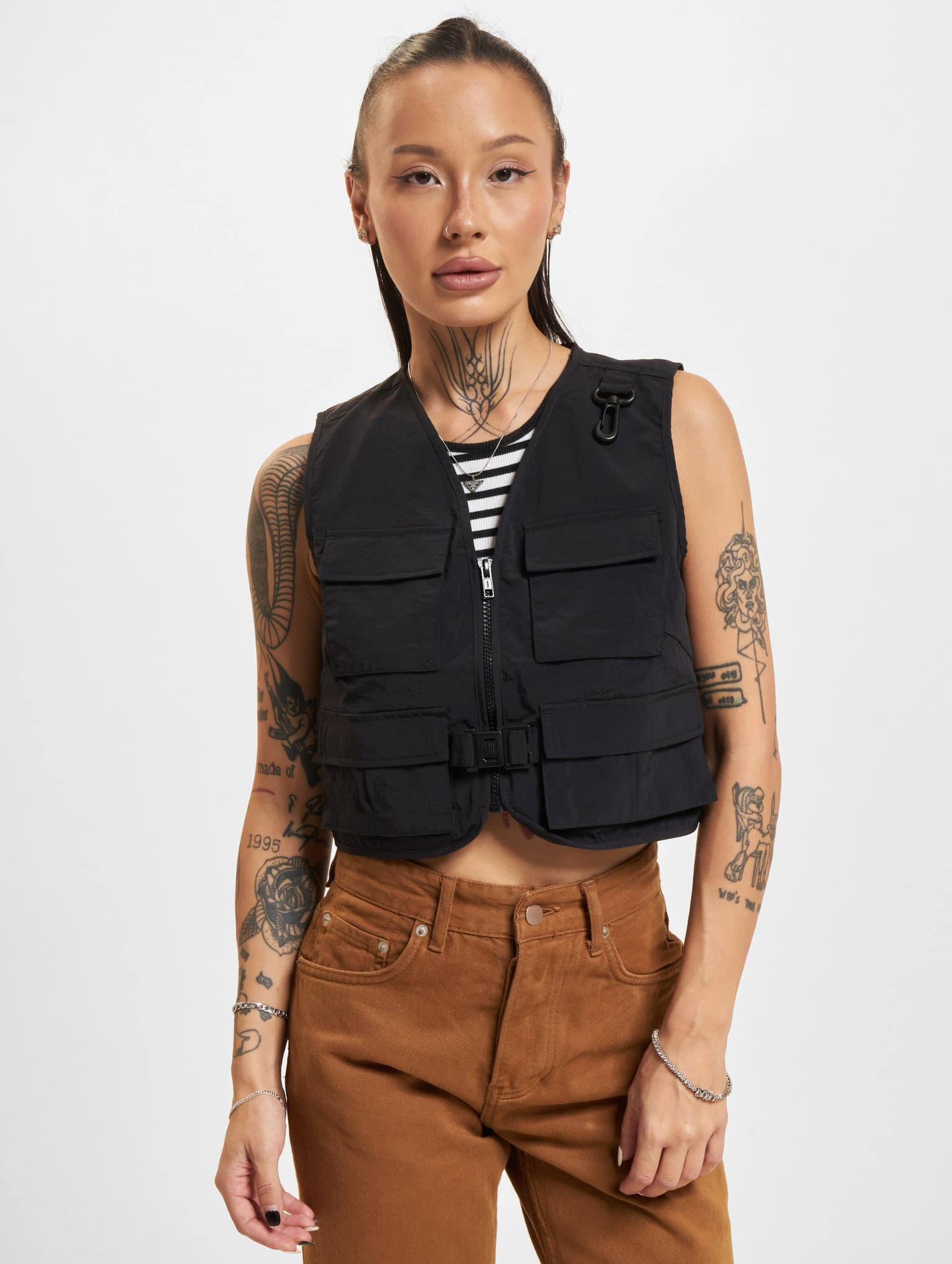 Urban Classics Ladies Short Tactical Vest – Bild 3