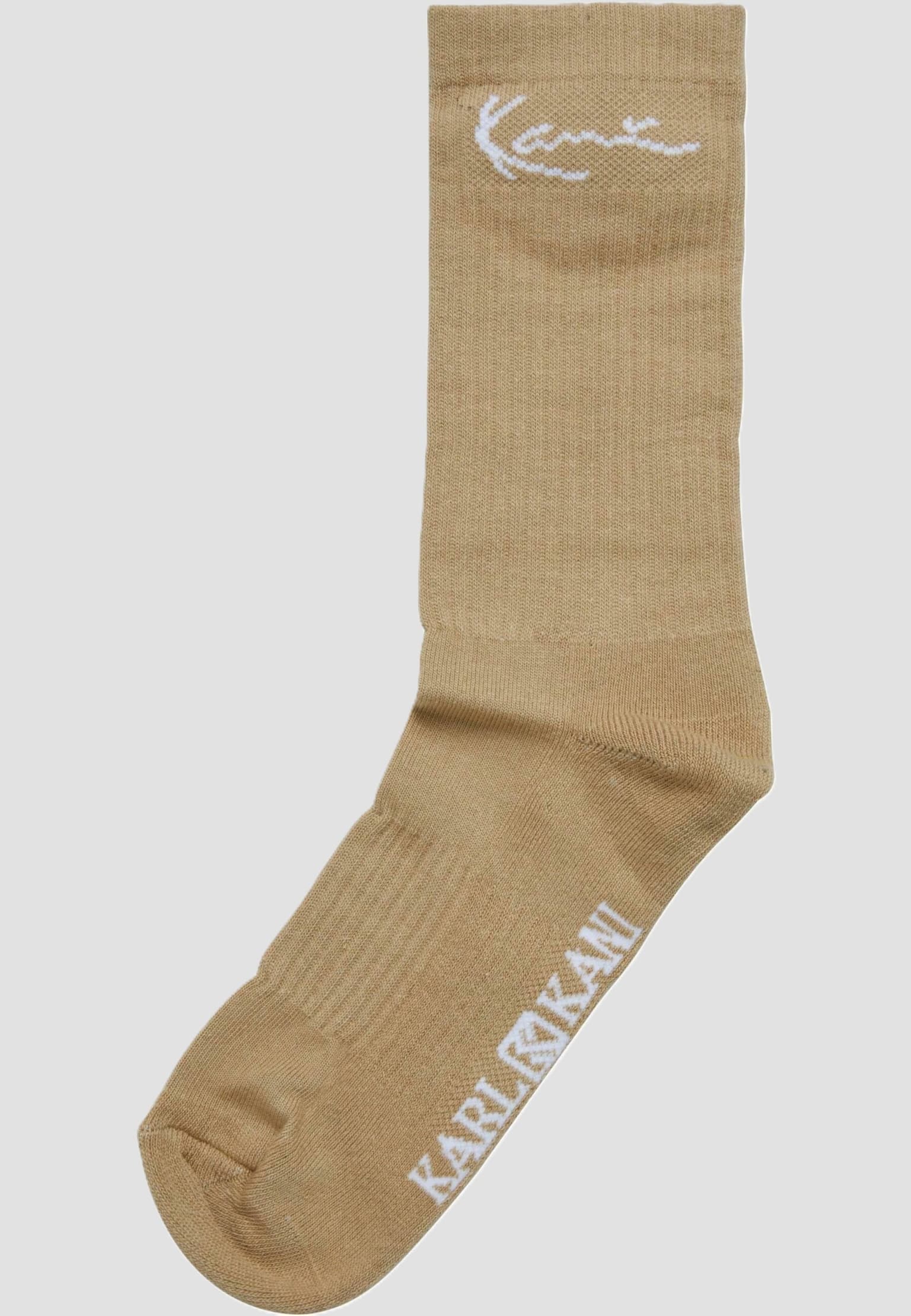 Karl Kani Signature Three Pack Socks sand/light/mint/white – Bild 4