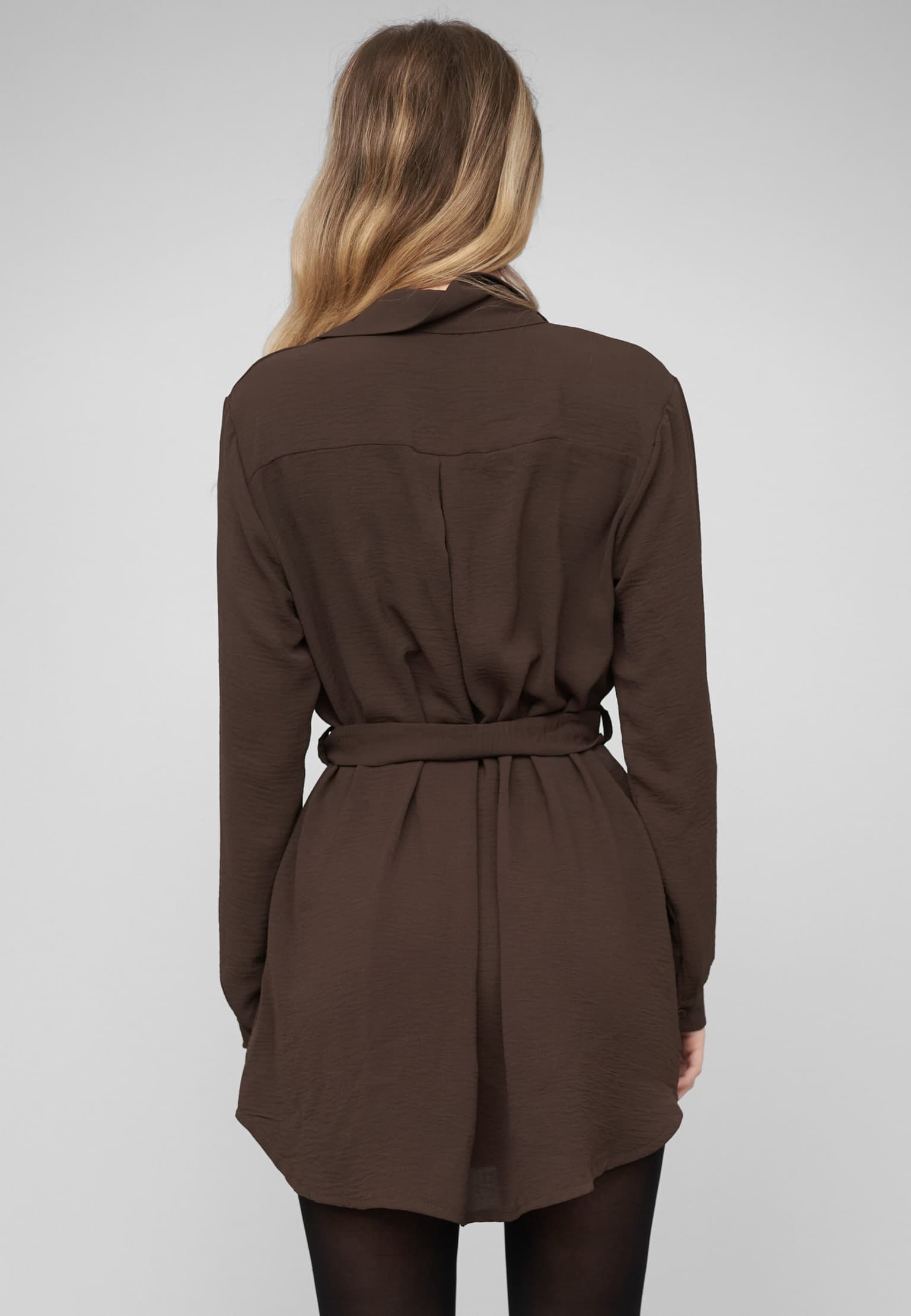 Cloud5ive Longsleeve Dress with tie-belt – Bild 2