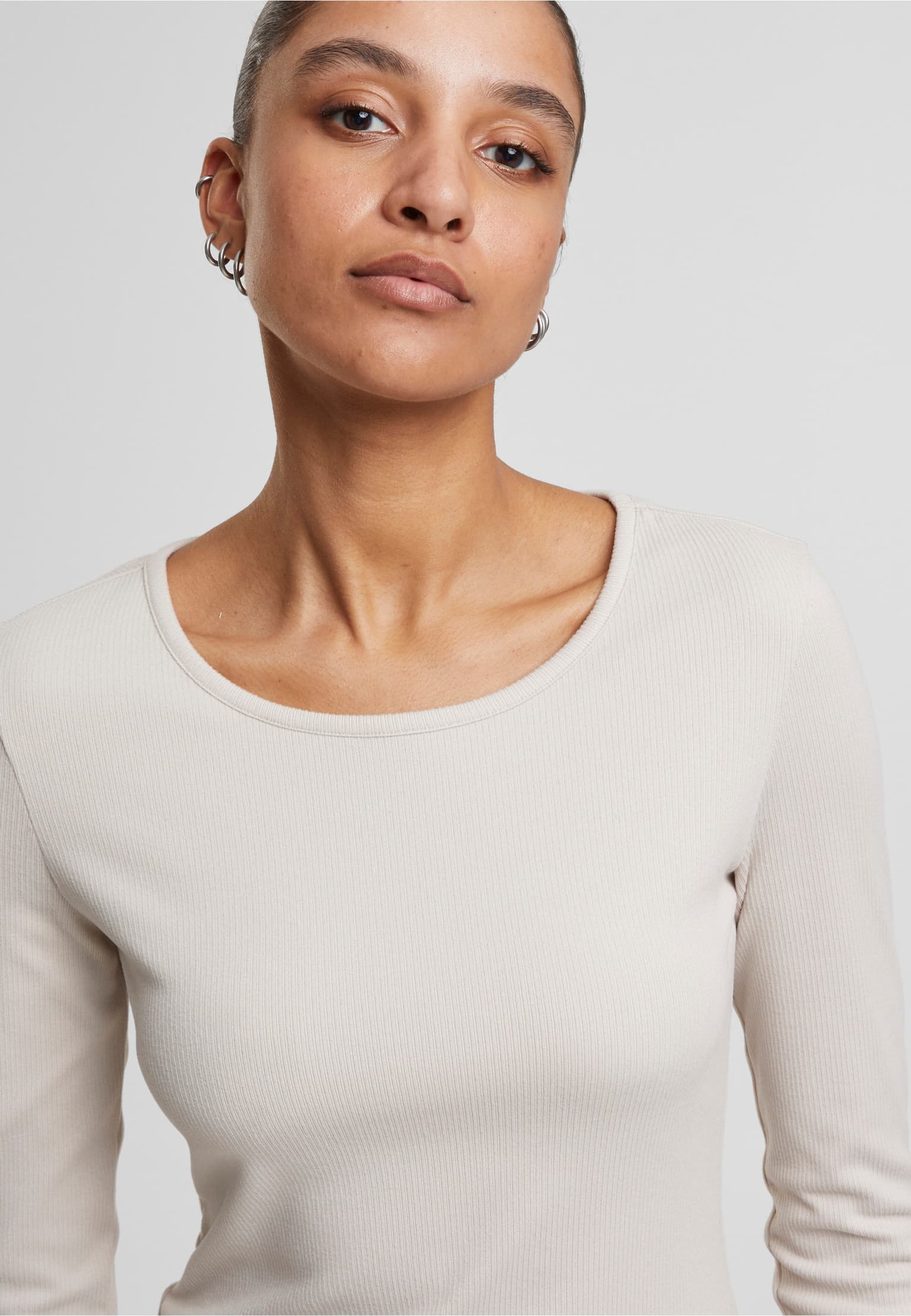Urban Classics Ladies Heat Slim Slongsleeve – Bild 3