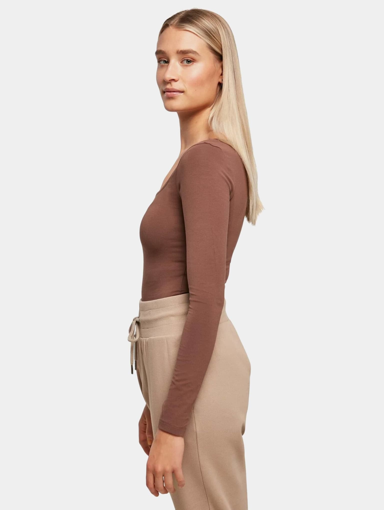 Urban Classics Ladies Essentials Longsleeve Body – Bild 3