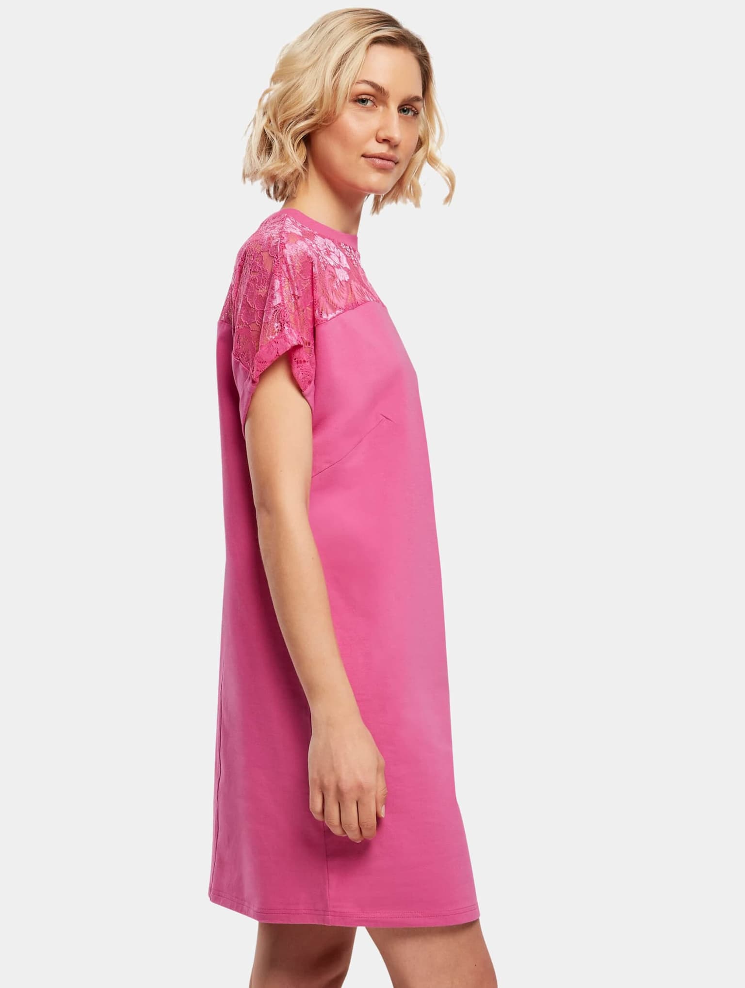 Urban Classics Ladies Lace Tee Dress – Bild 3