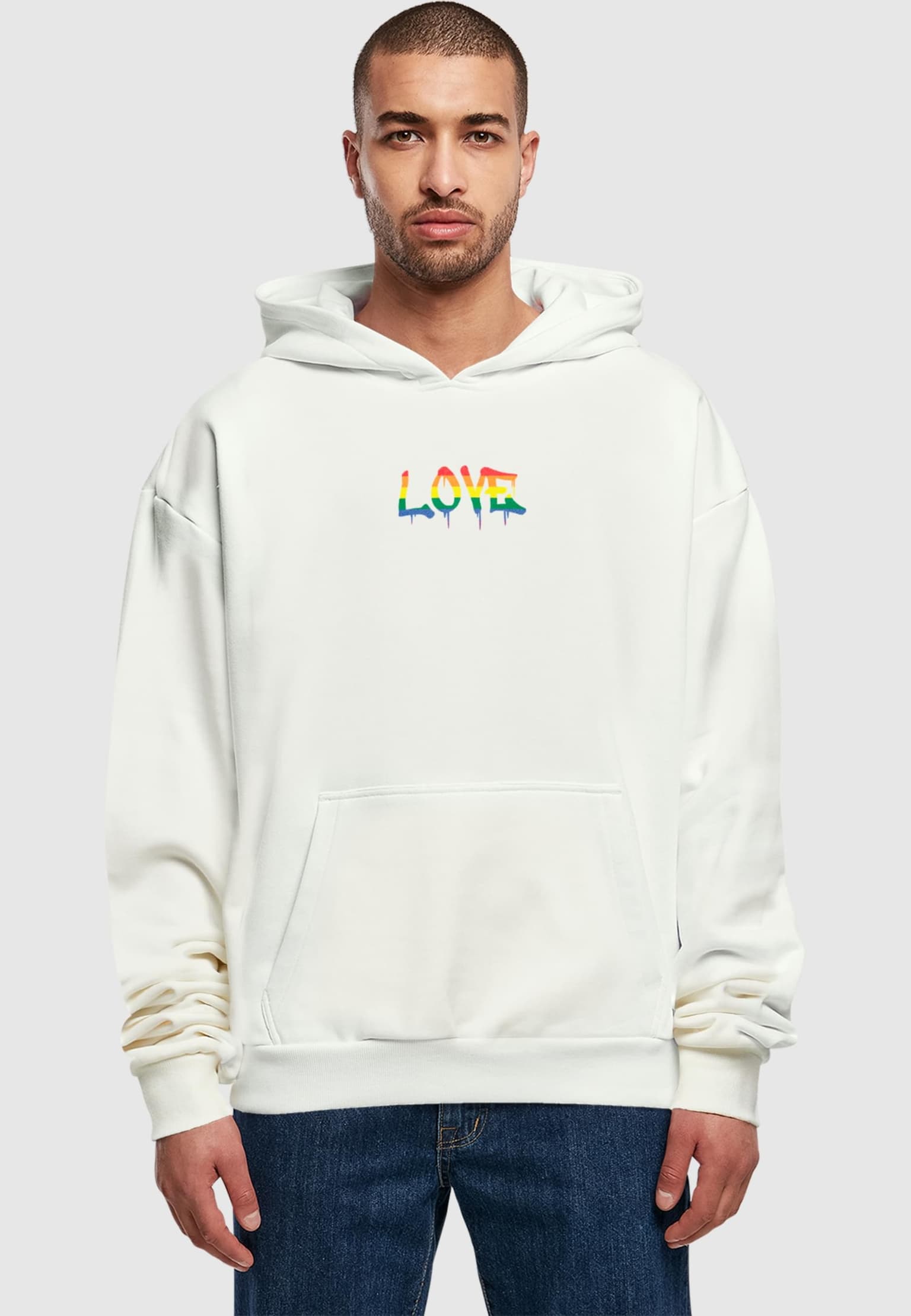 Merchcode Love Teddy Oversized Hoody – Bild 2