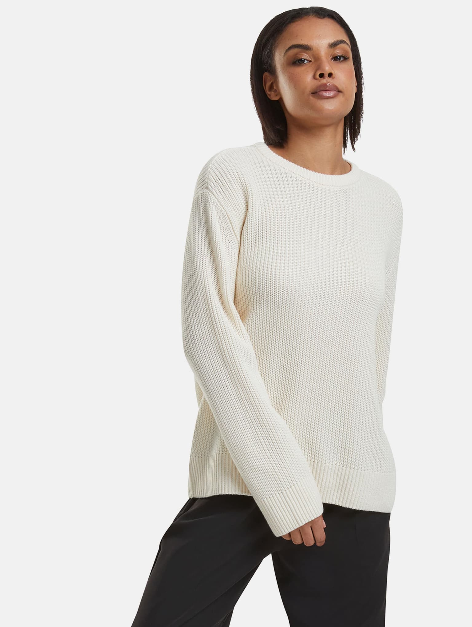 Urban Classics Ladies Rib Knit Sweater