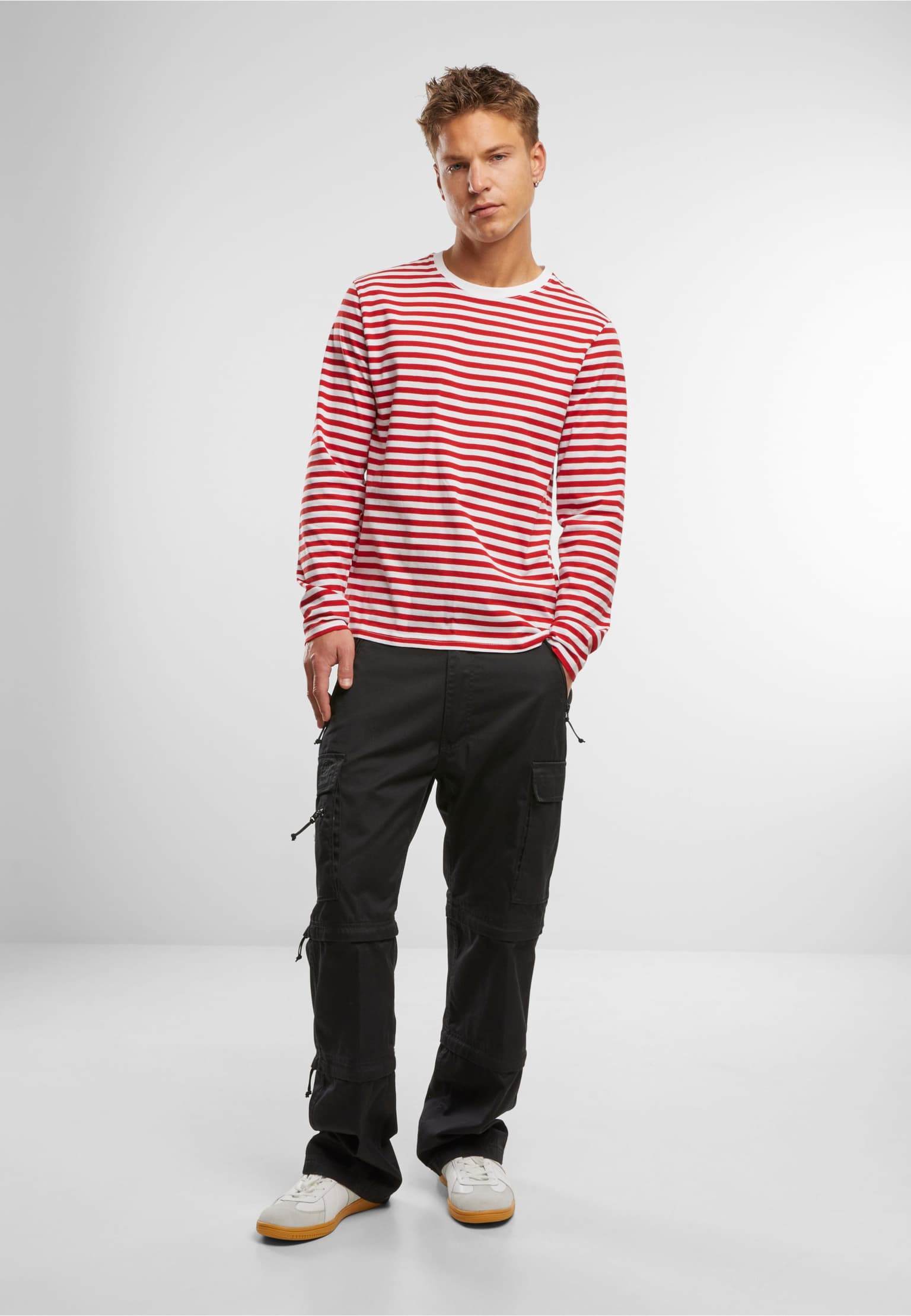 Brandit Jerseyshirt Stripe longsleeve – Bild 3