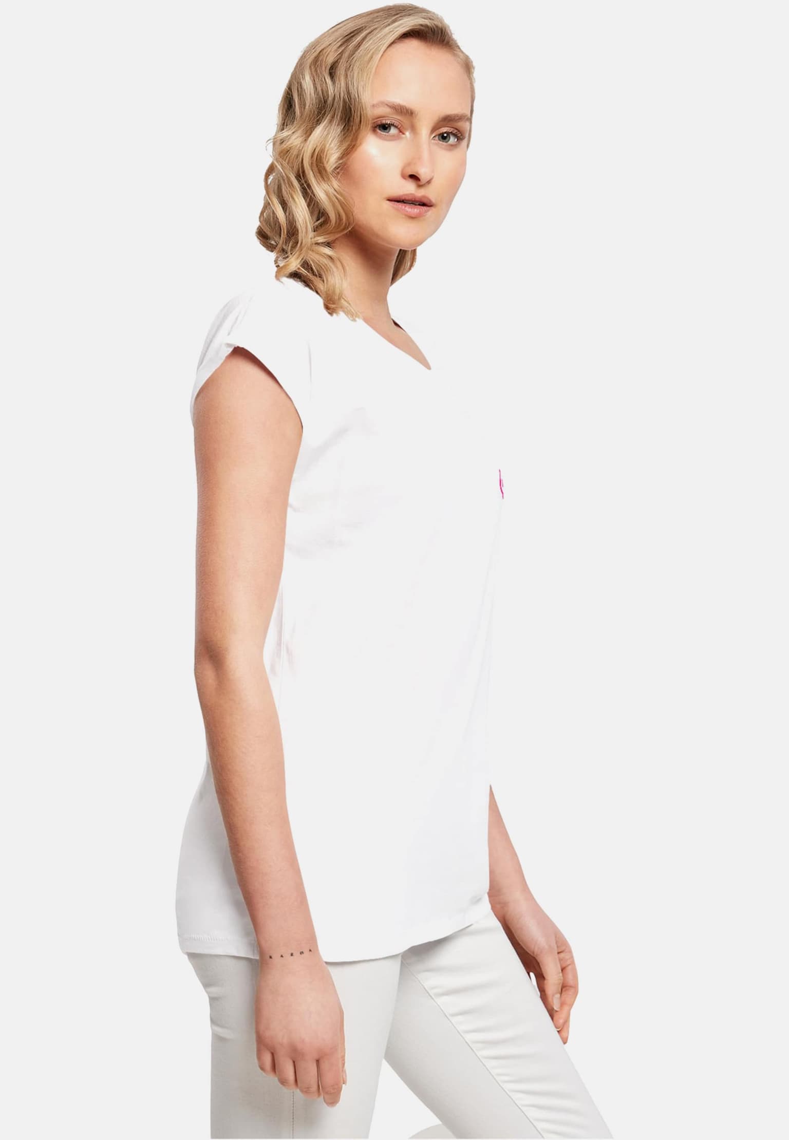 Miss Tee Everything Is Nice Ladies Extended Shoulder – Bild 3